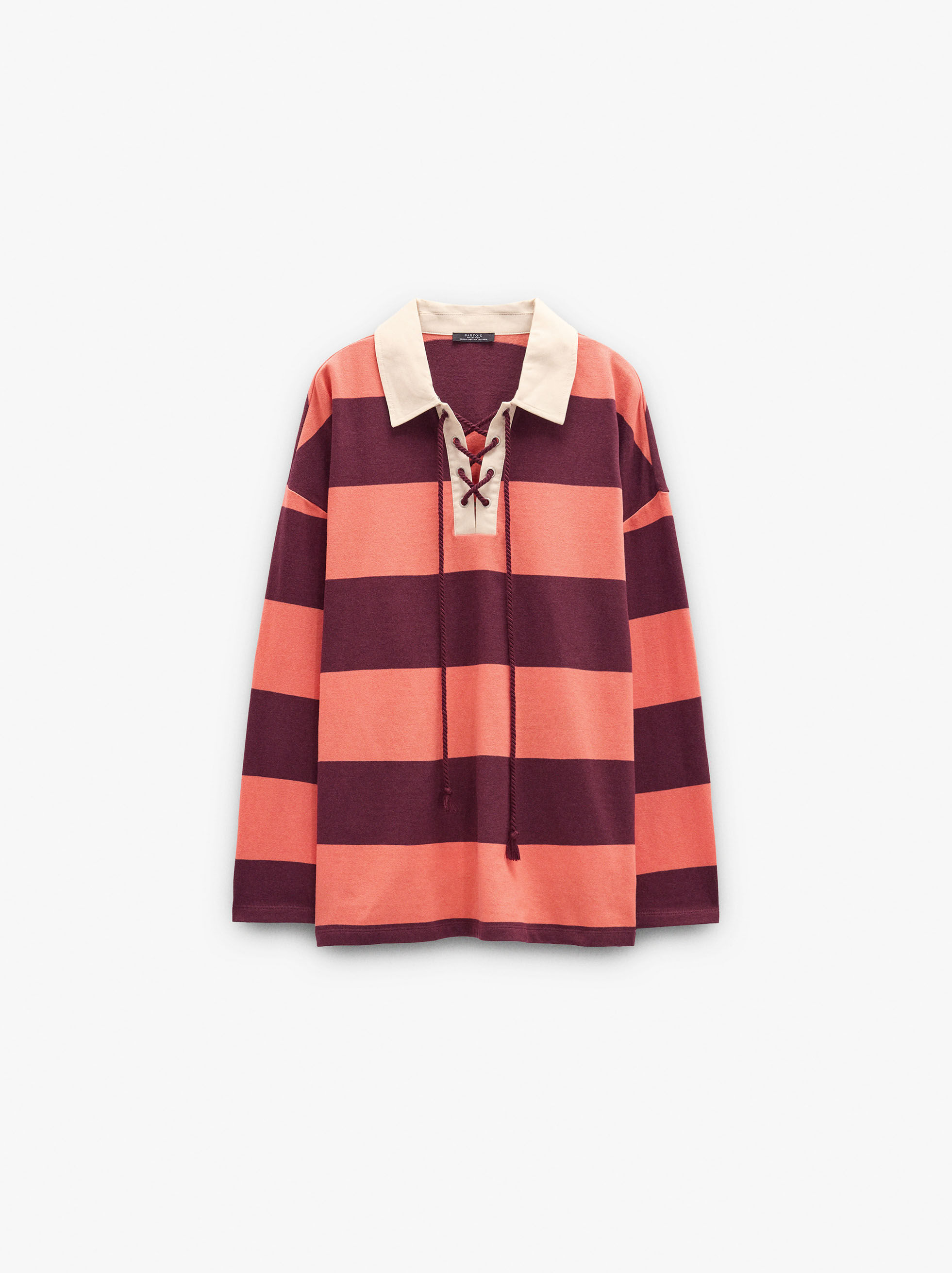 Strickjacke mit Streifen aus 100 % Baumwolle