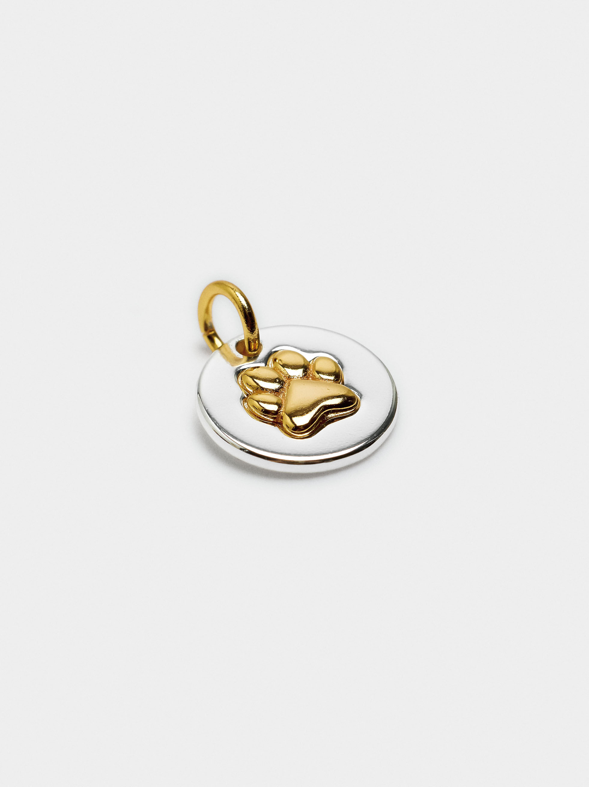 Charm zweifarbig Tierpata - Silber 925