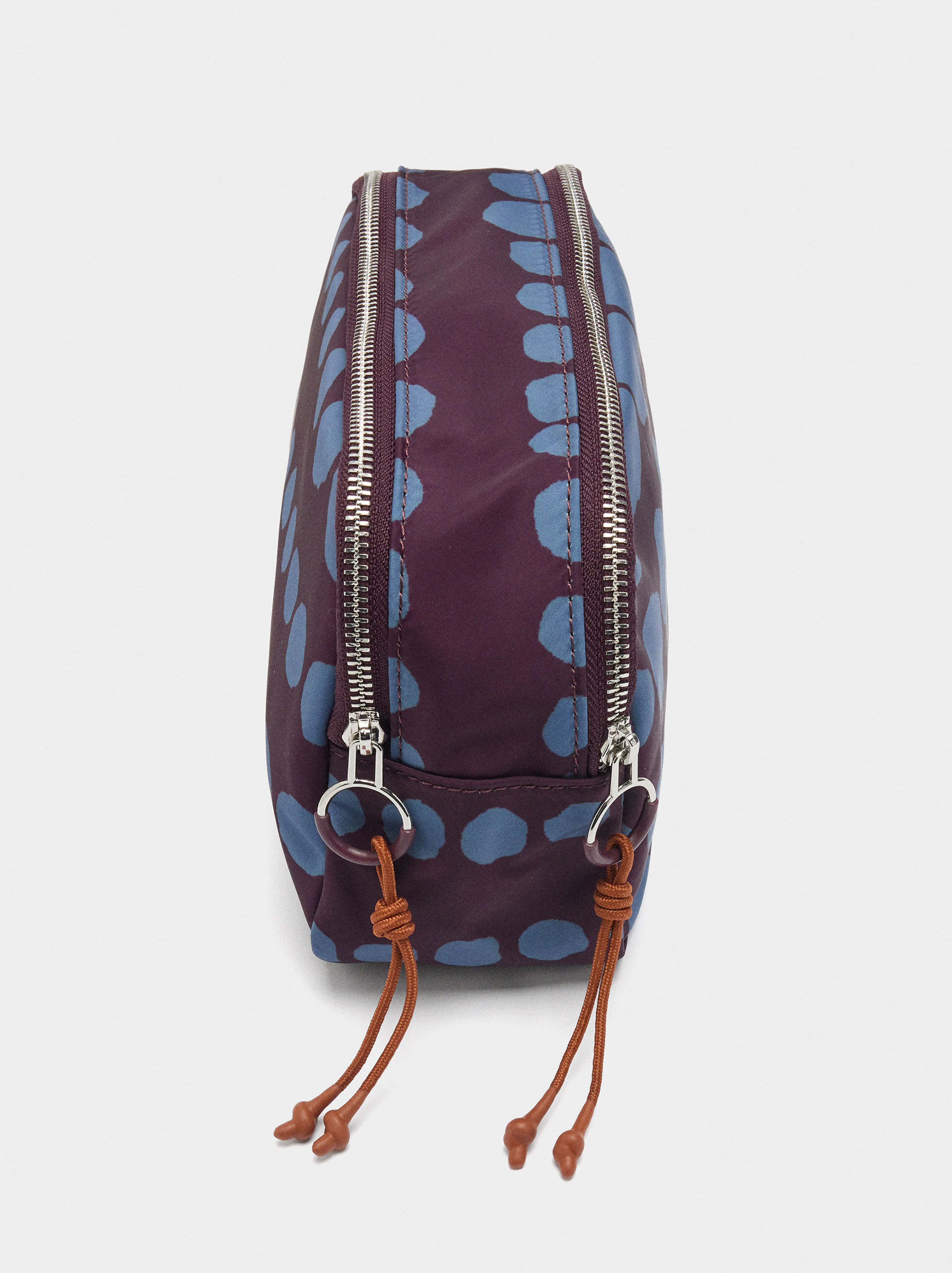 Gestreifter Nyloncosmetiktasche