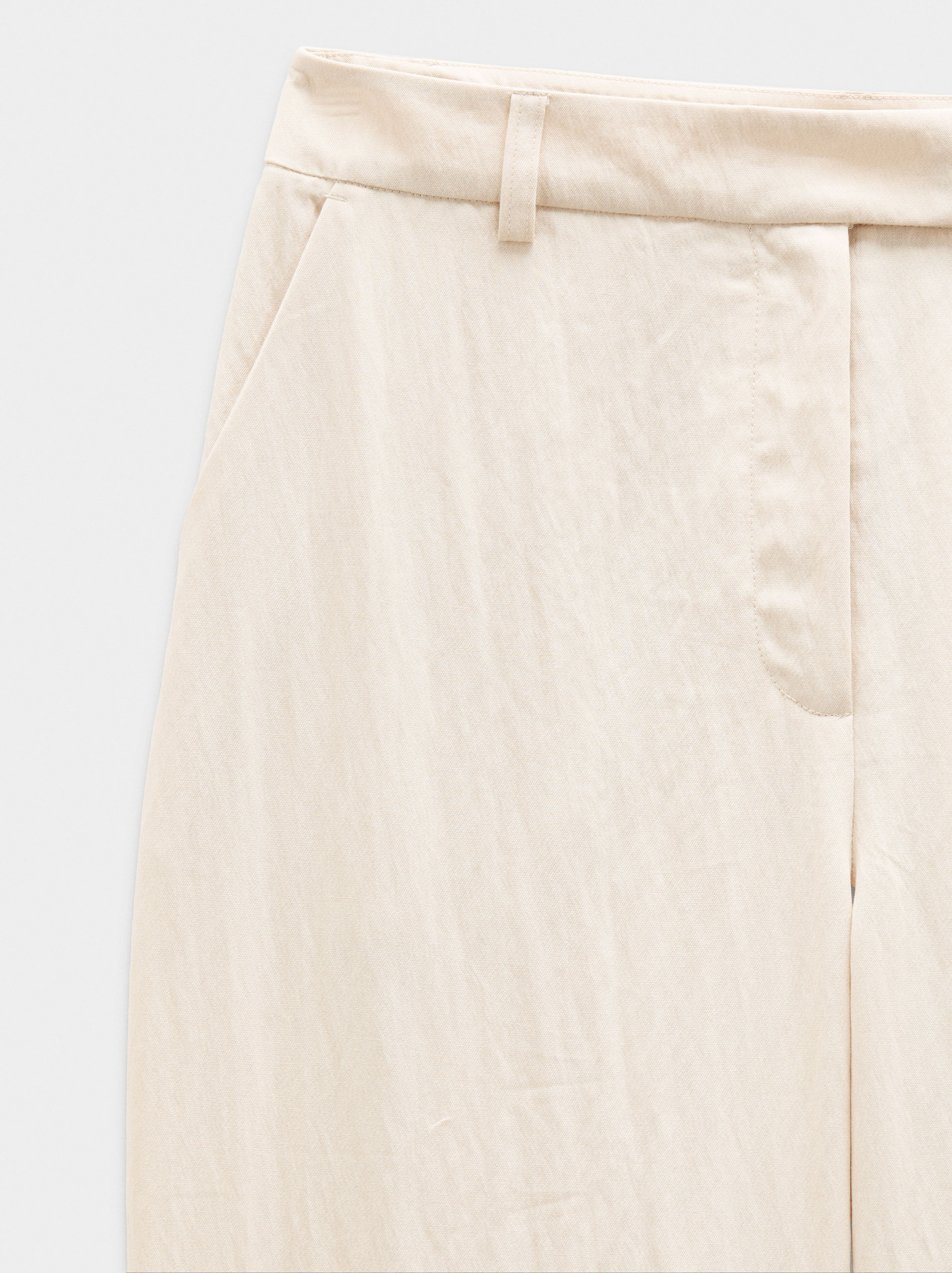 Gerade Hosen mit gewaschenem Look