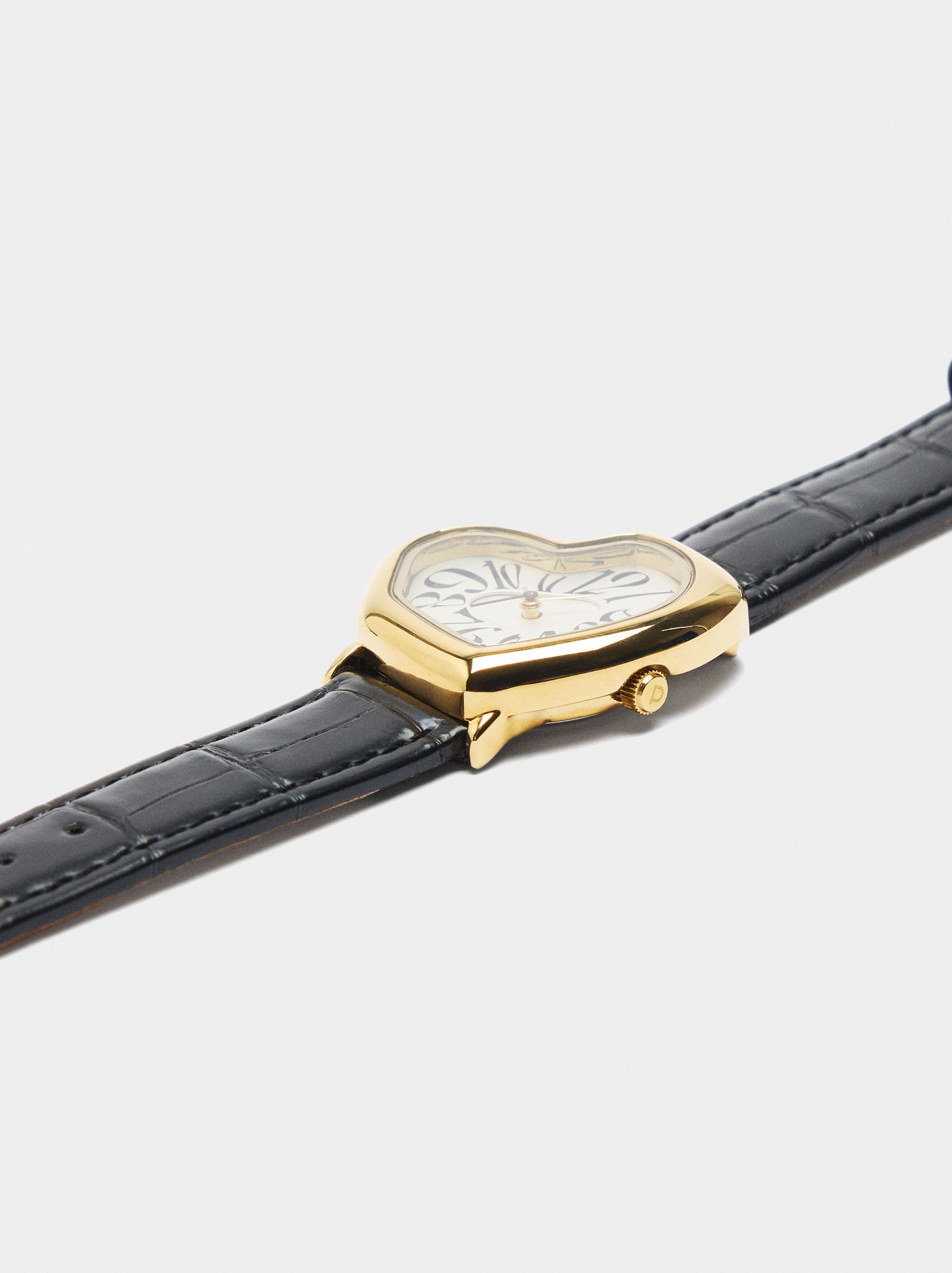 Herz-Form-Uhrenarmband aus Leder