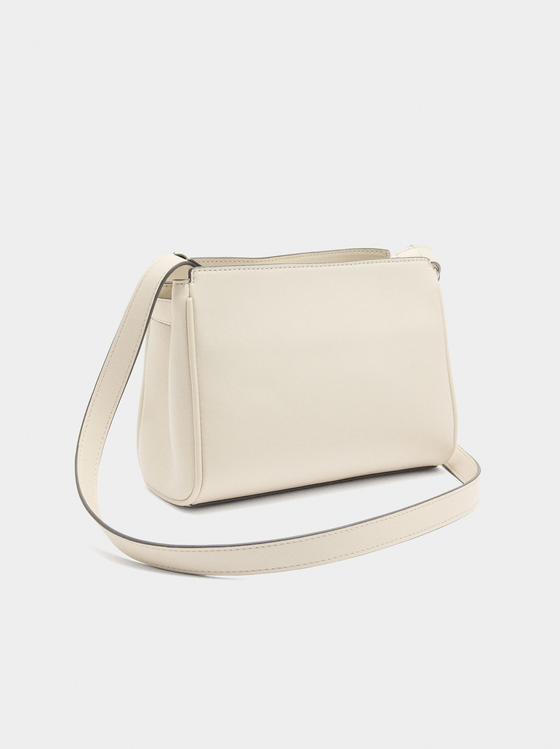 Schultertasche mit Gürtel-Details