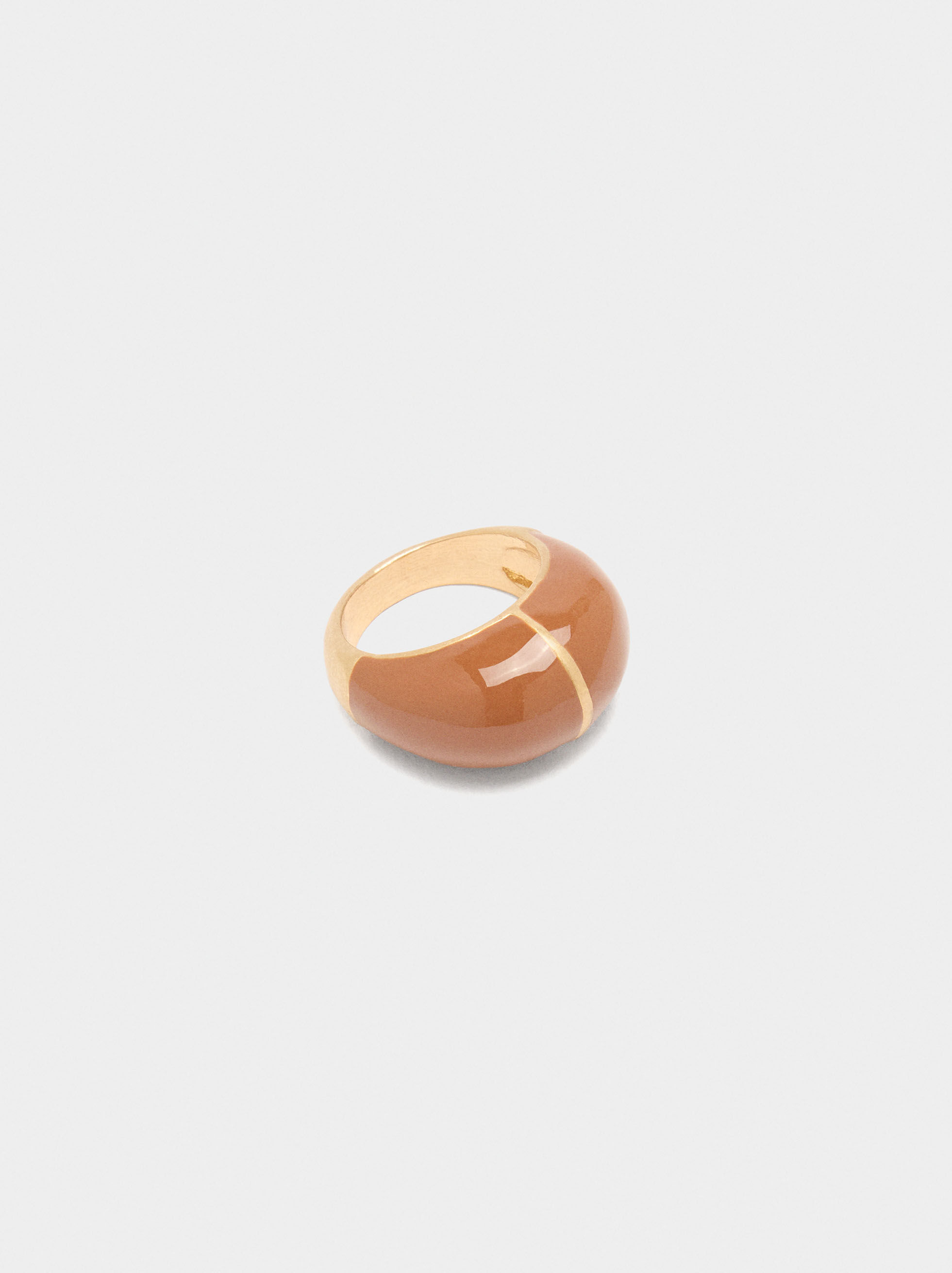 Runder Ring mit Emaille