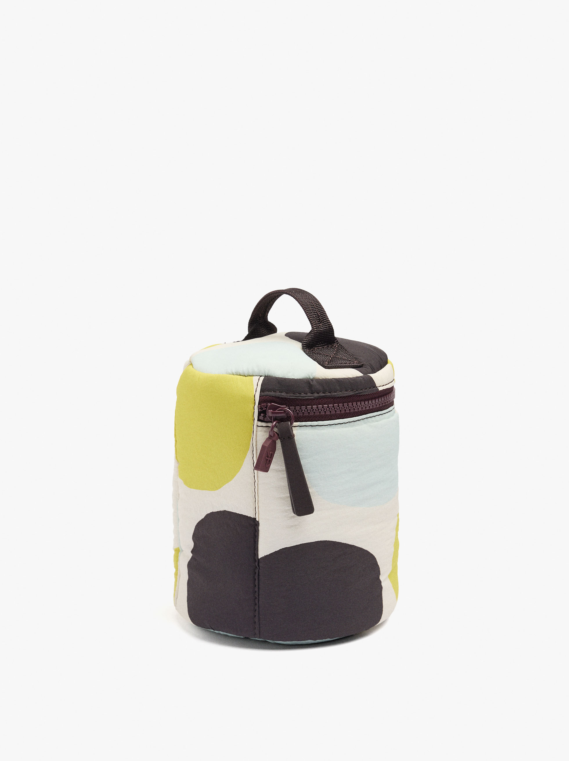 Gestreifter Nylon-Reisekulturtasche