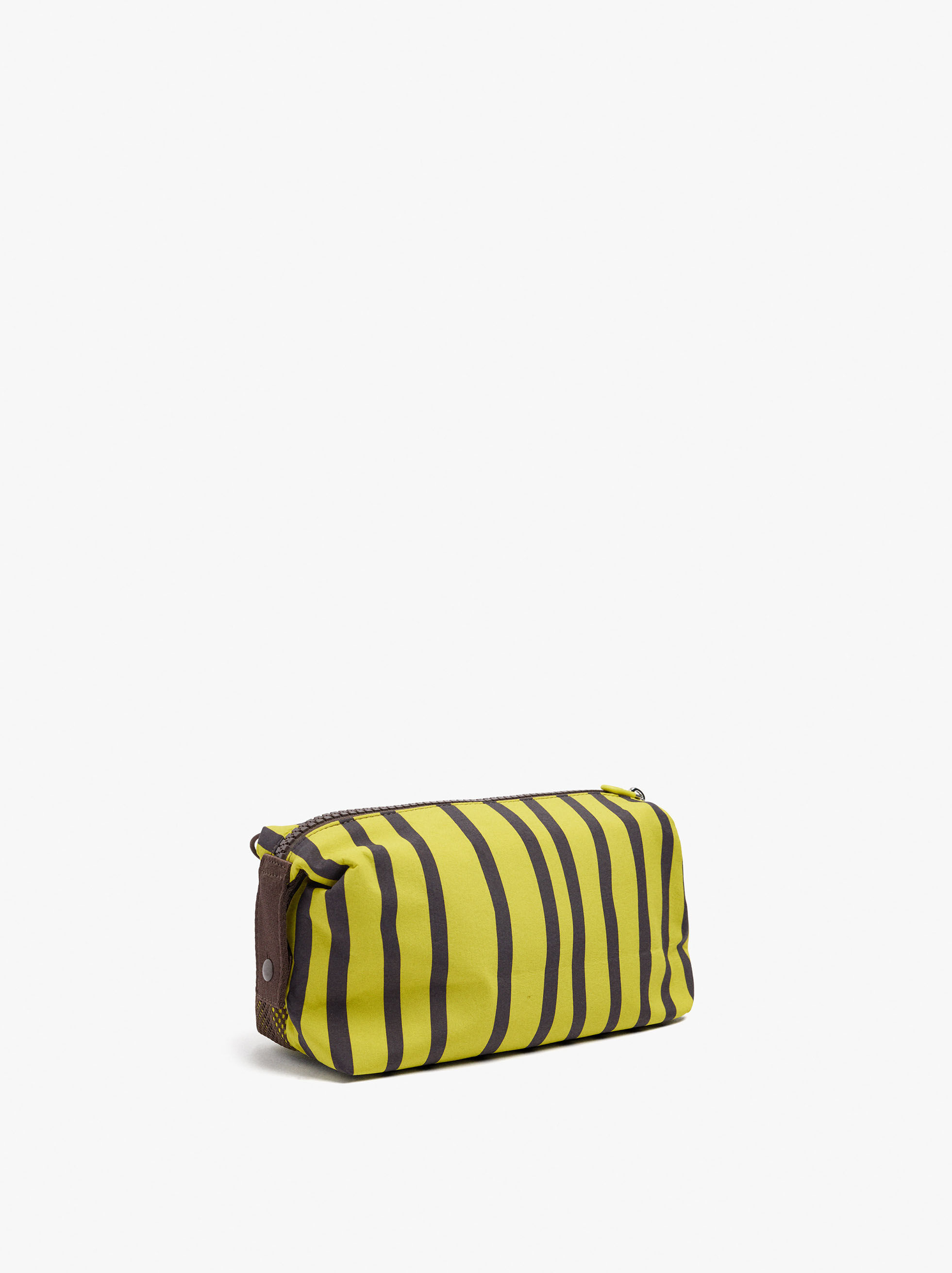 Nylon-Necessaire mit Streifenmuster