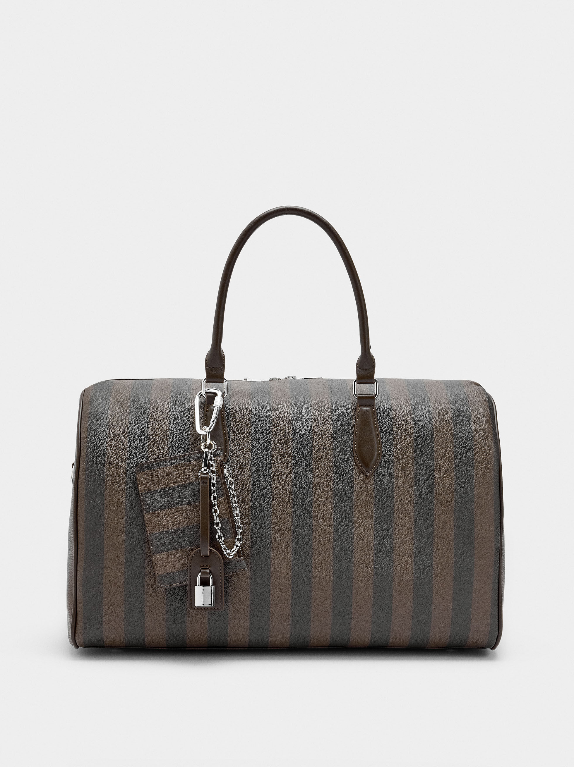 Weekend-Reisetasche mit Streifen
