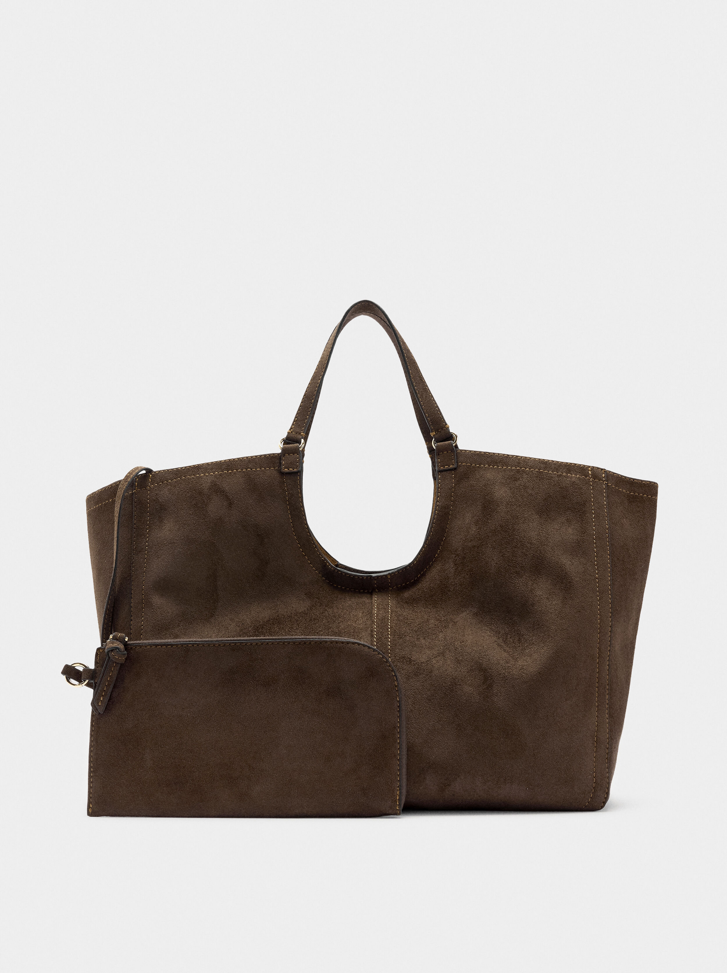 Handtasche aus Lederimitat mit Innenfach