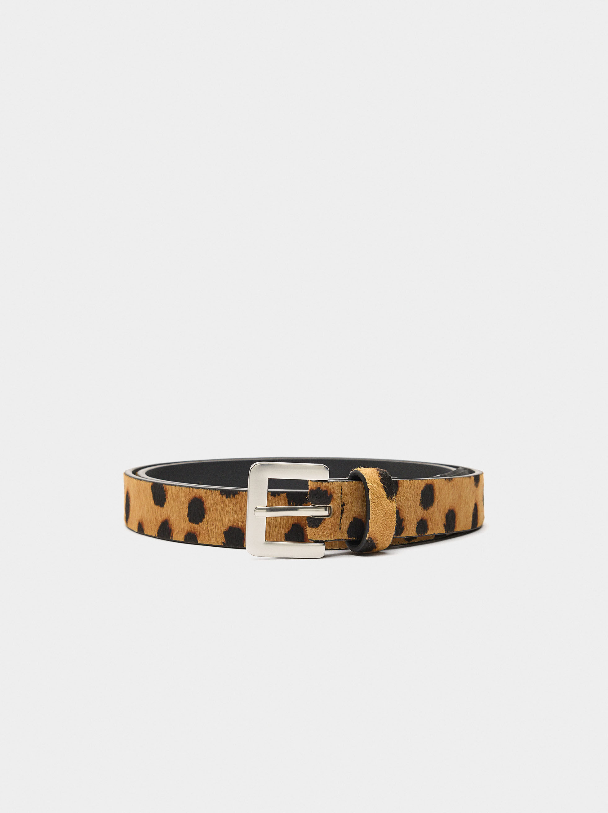 Animalprint-Ledergürtel