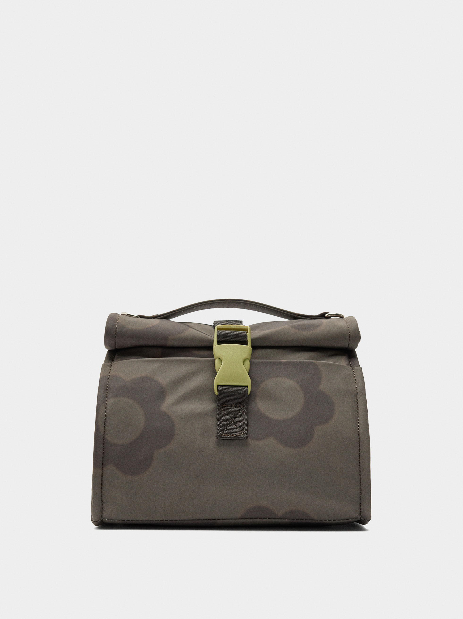 Blumenmuster-Nylon-Einwegtasche