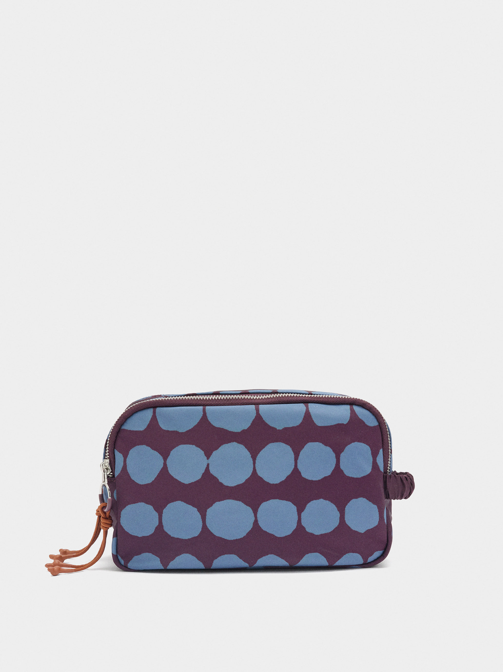 Gestreifter Nyloncosmetiktasche