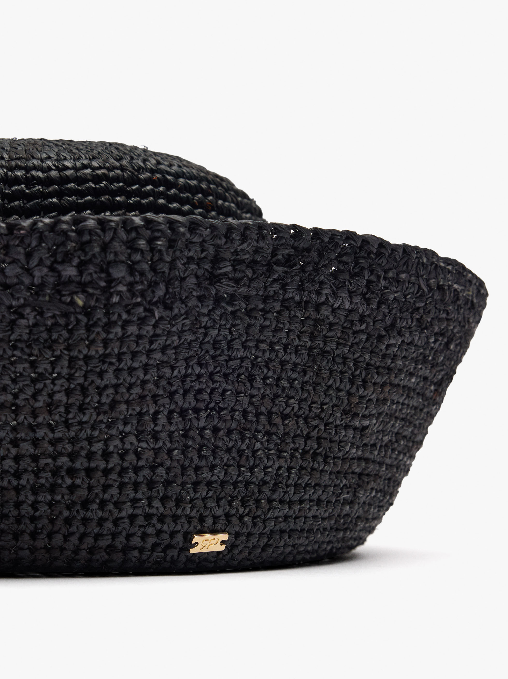 Pillboxhut aus 100 % Raffia
