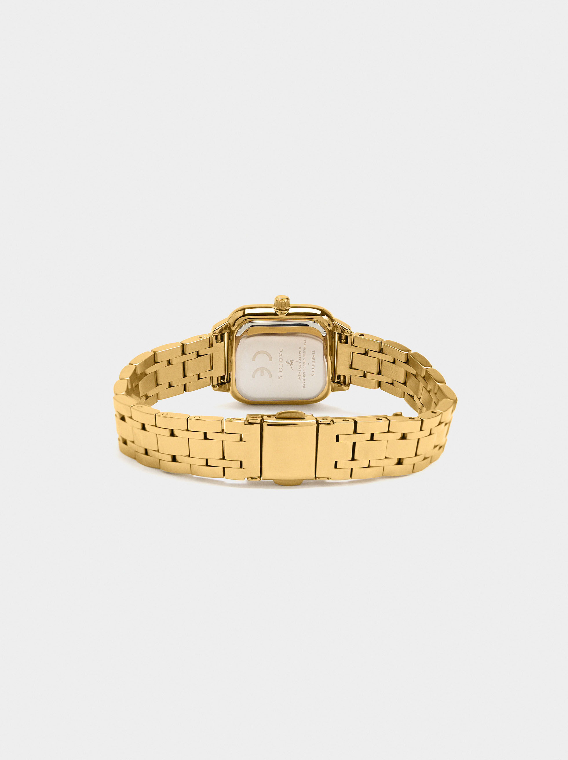 Quadratisches Armband aus Edelstahl