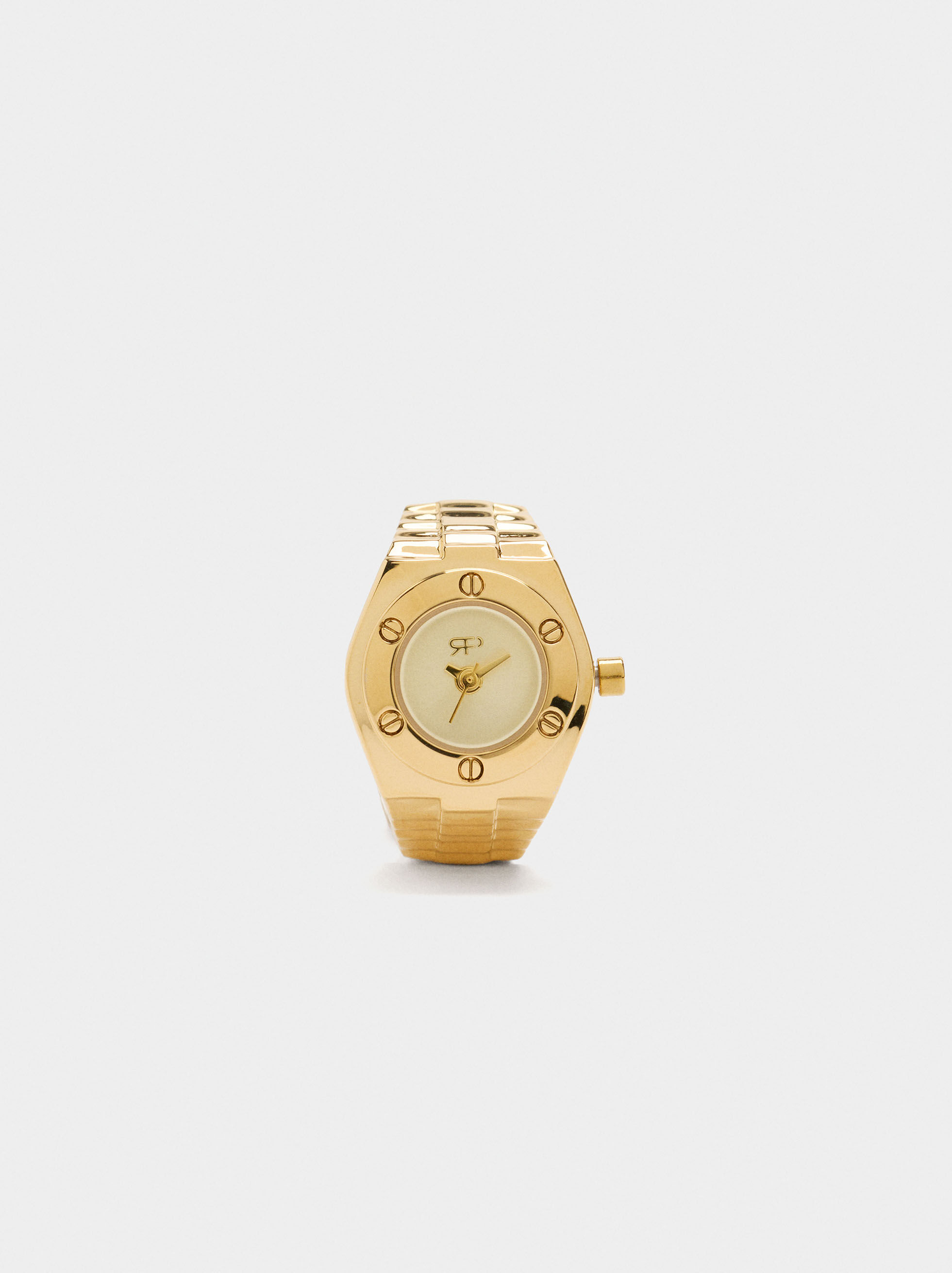 Goldener Armbanduhr