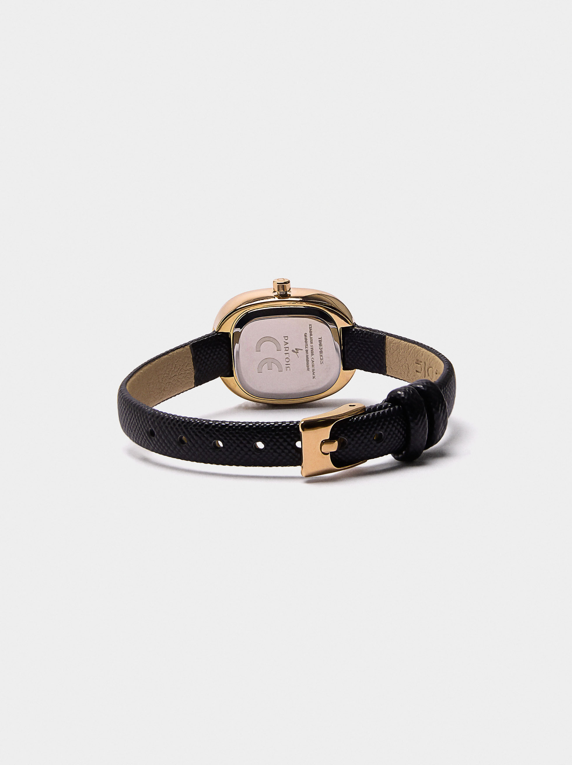 Ovaler Uhrenarmband mit Textur