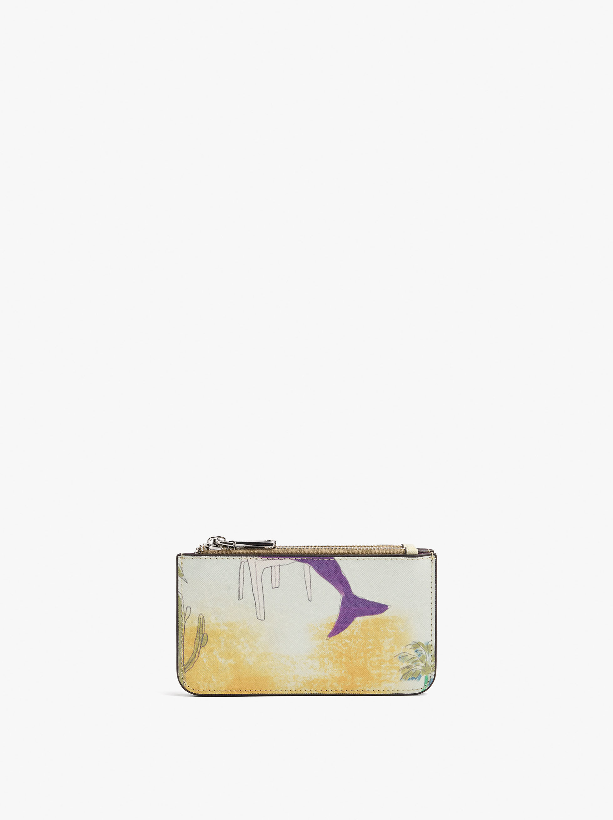 Doppelfunktionale Tasche mit Muster und Struktur
