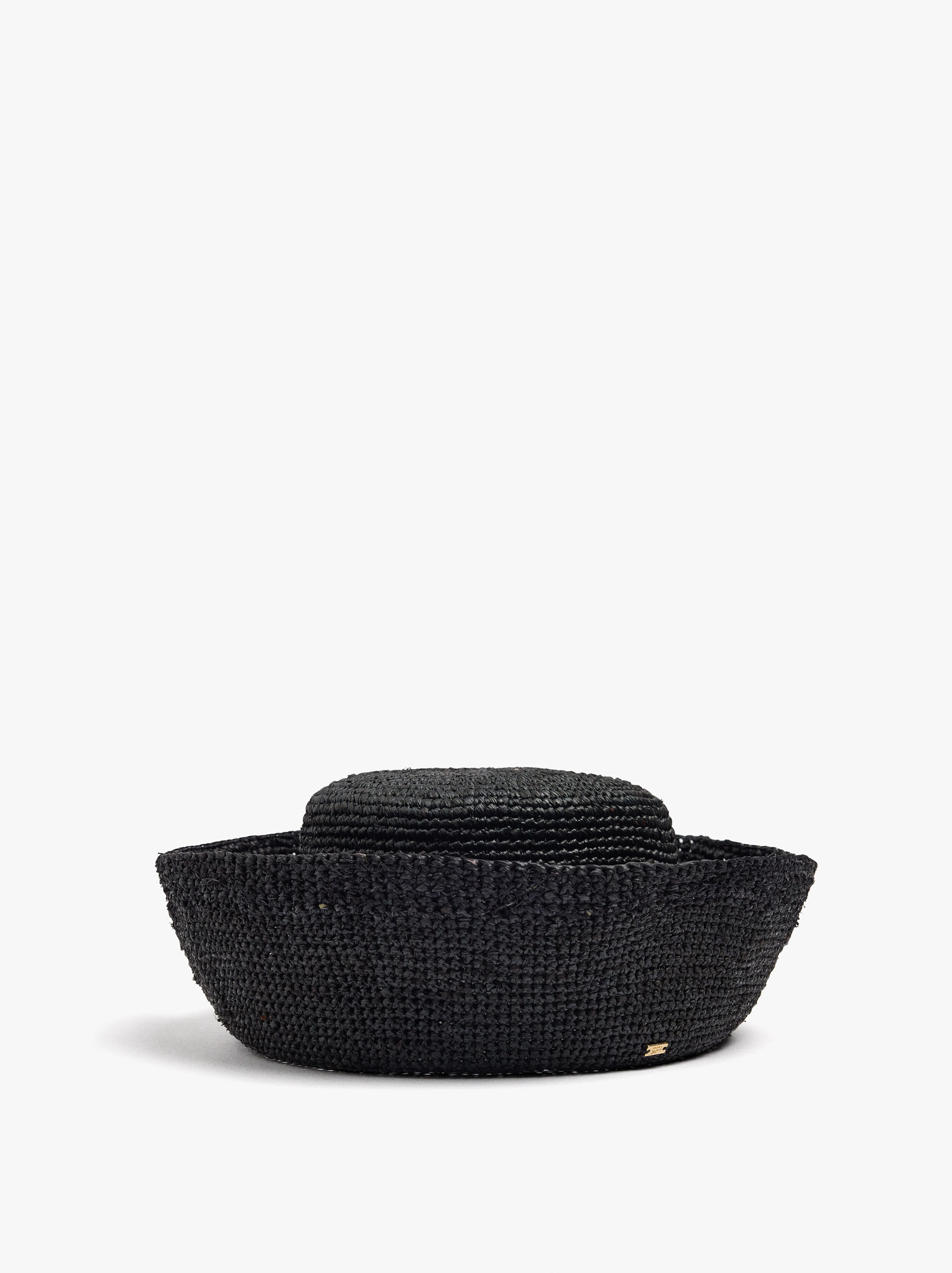 Pillboxhut aus 100 % Raffia