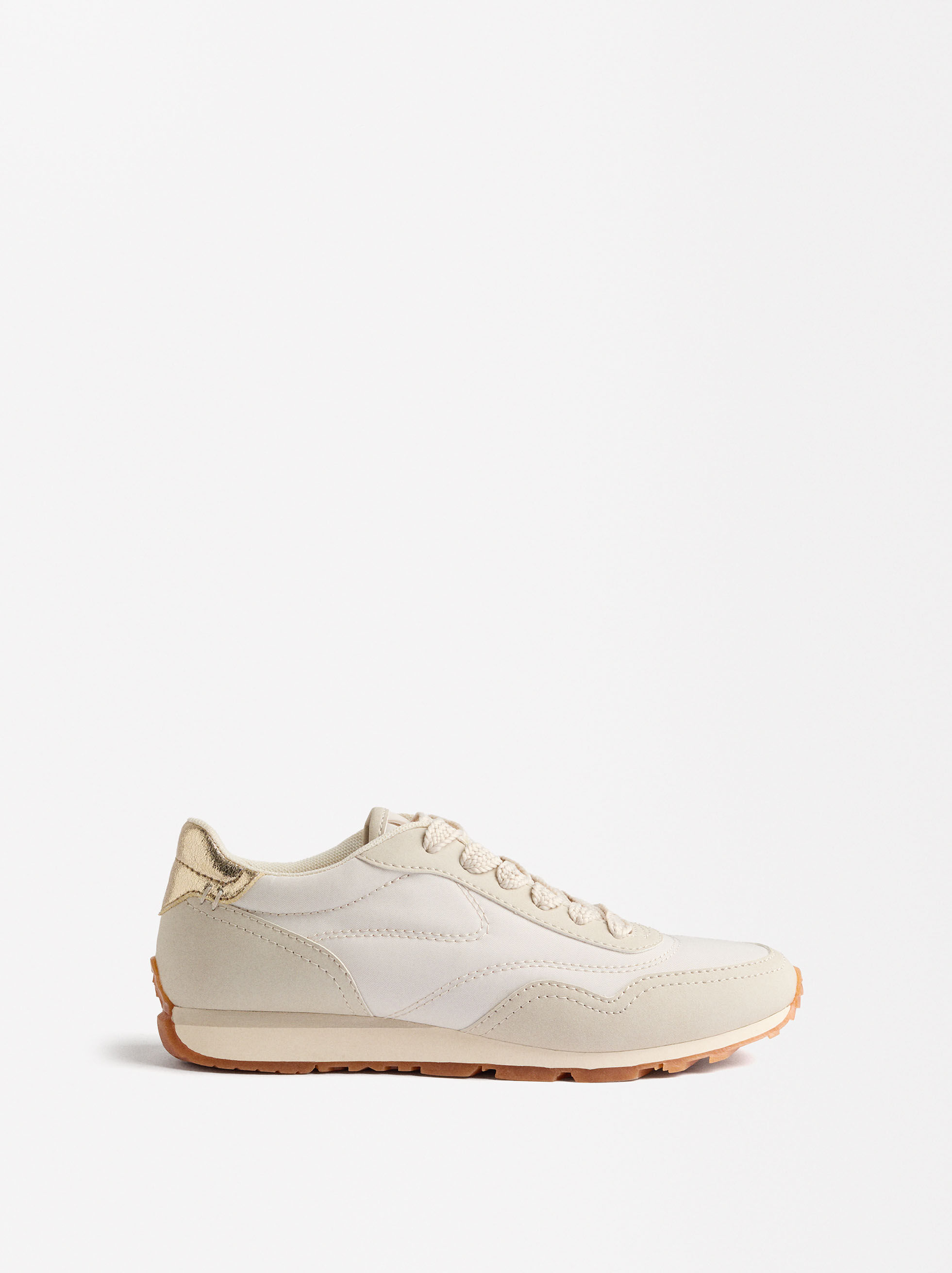 Kombinierte Sneaker aus Nylon