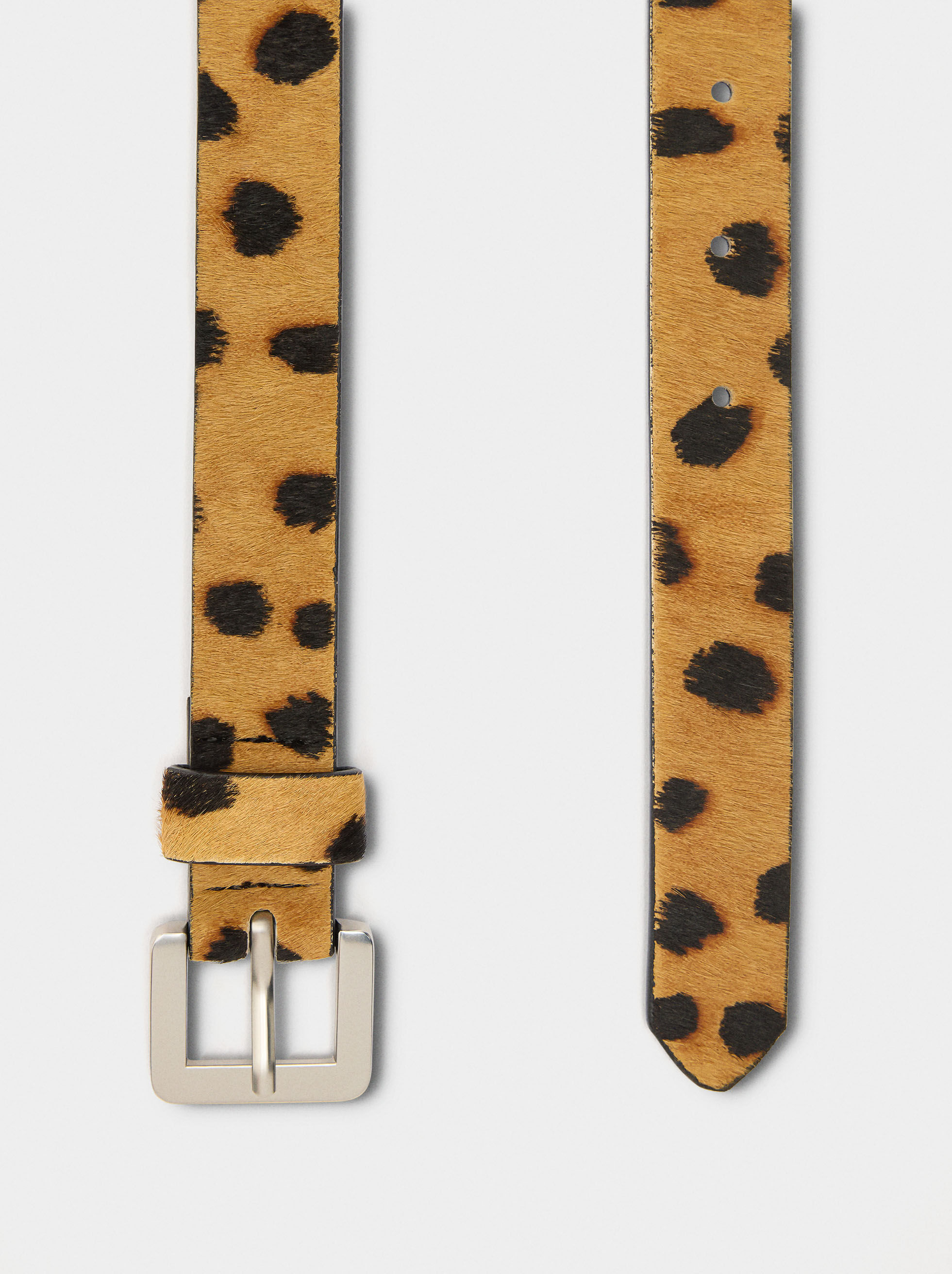 Animalprint-Ledergürtel