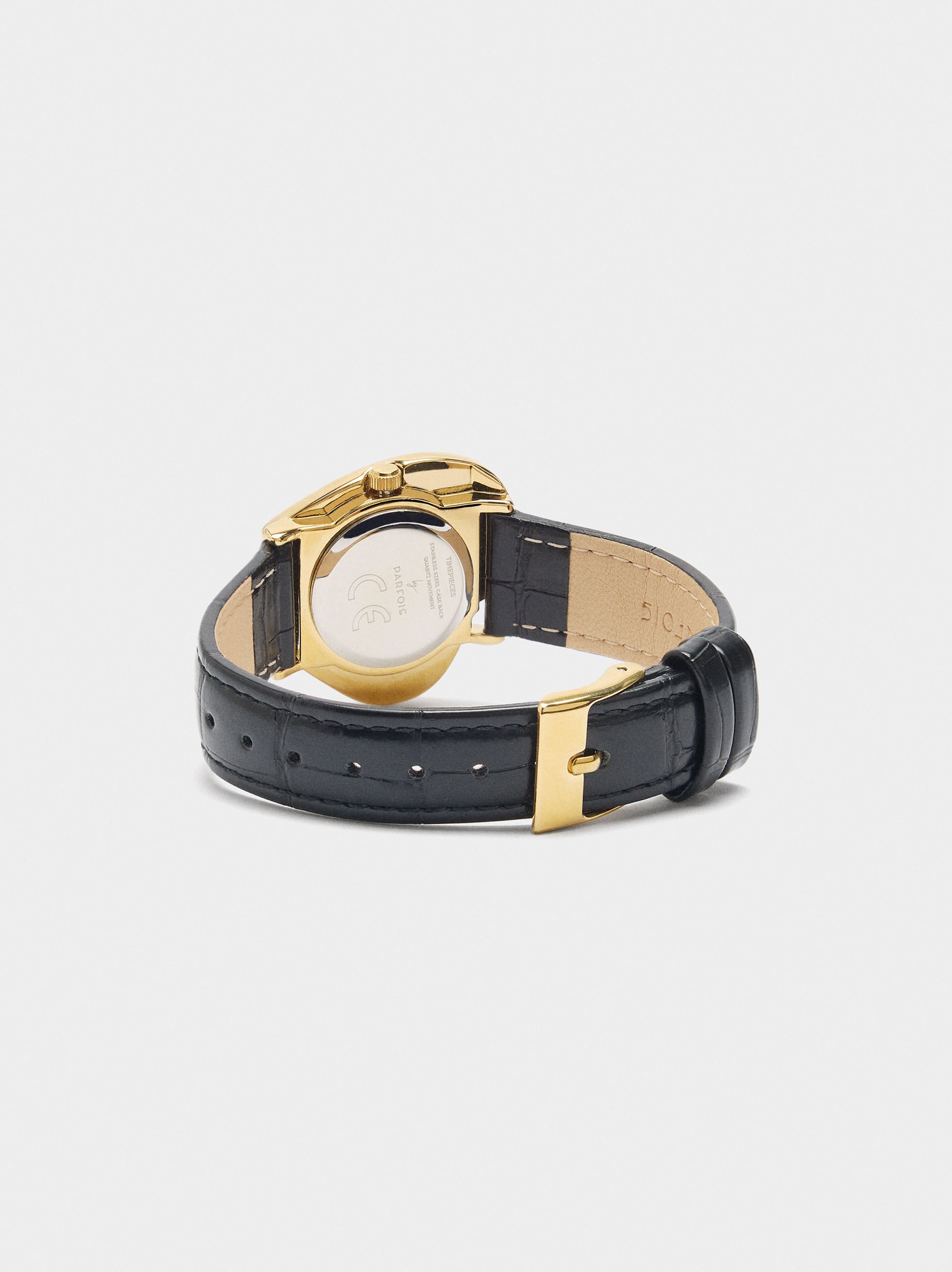 Herz-Form-Uhrenarmband aus Leder