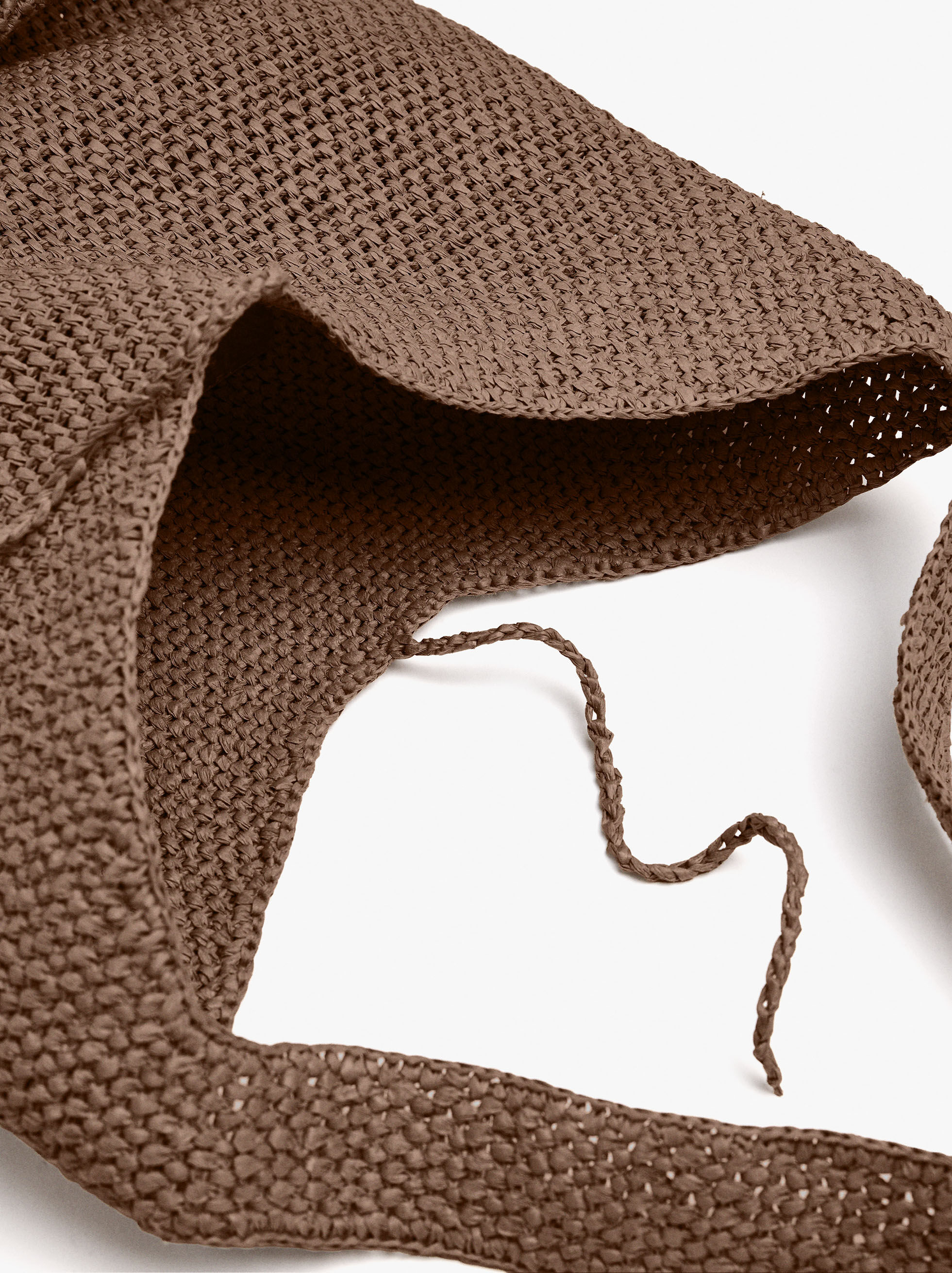 Handtasche aus Rattan-Optik
