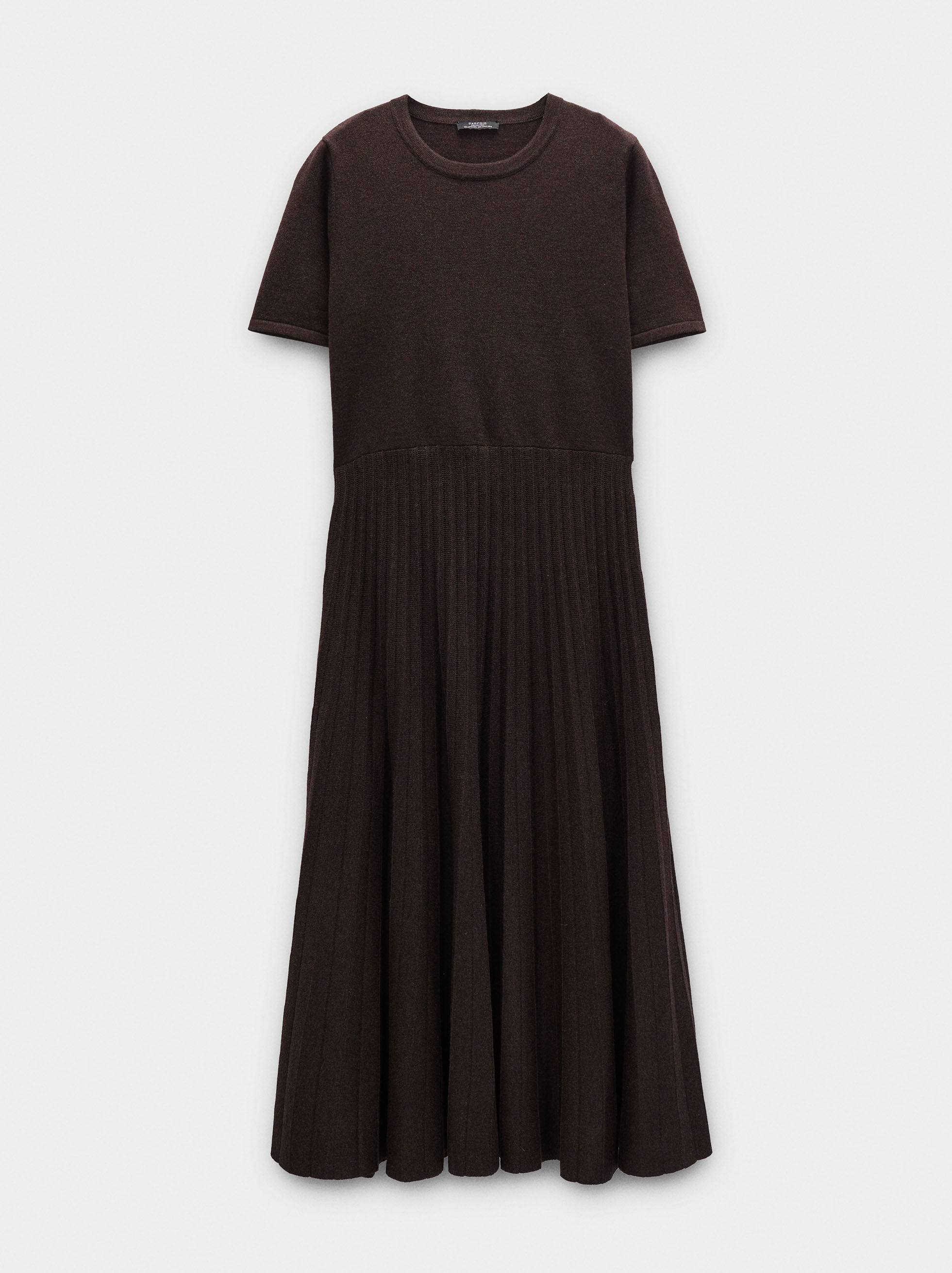 Midi-Kleid aus Strick