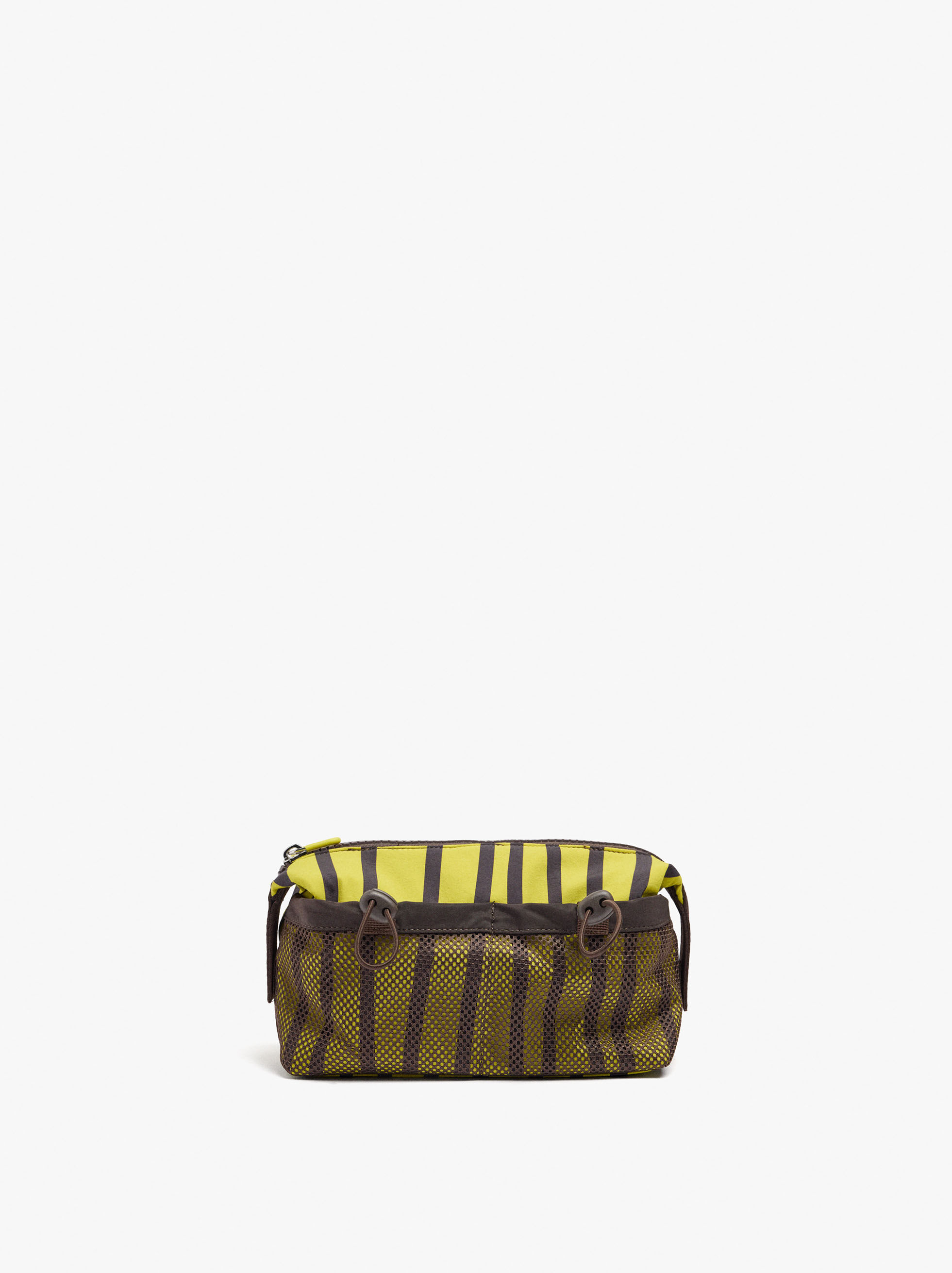 Nylon-Necessaire mit Streifenmuster