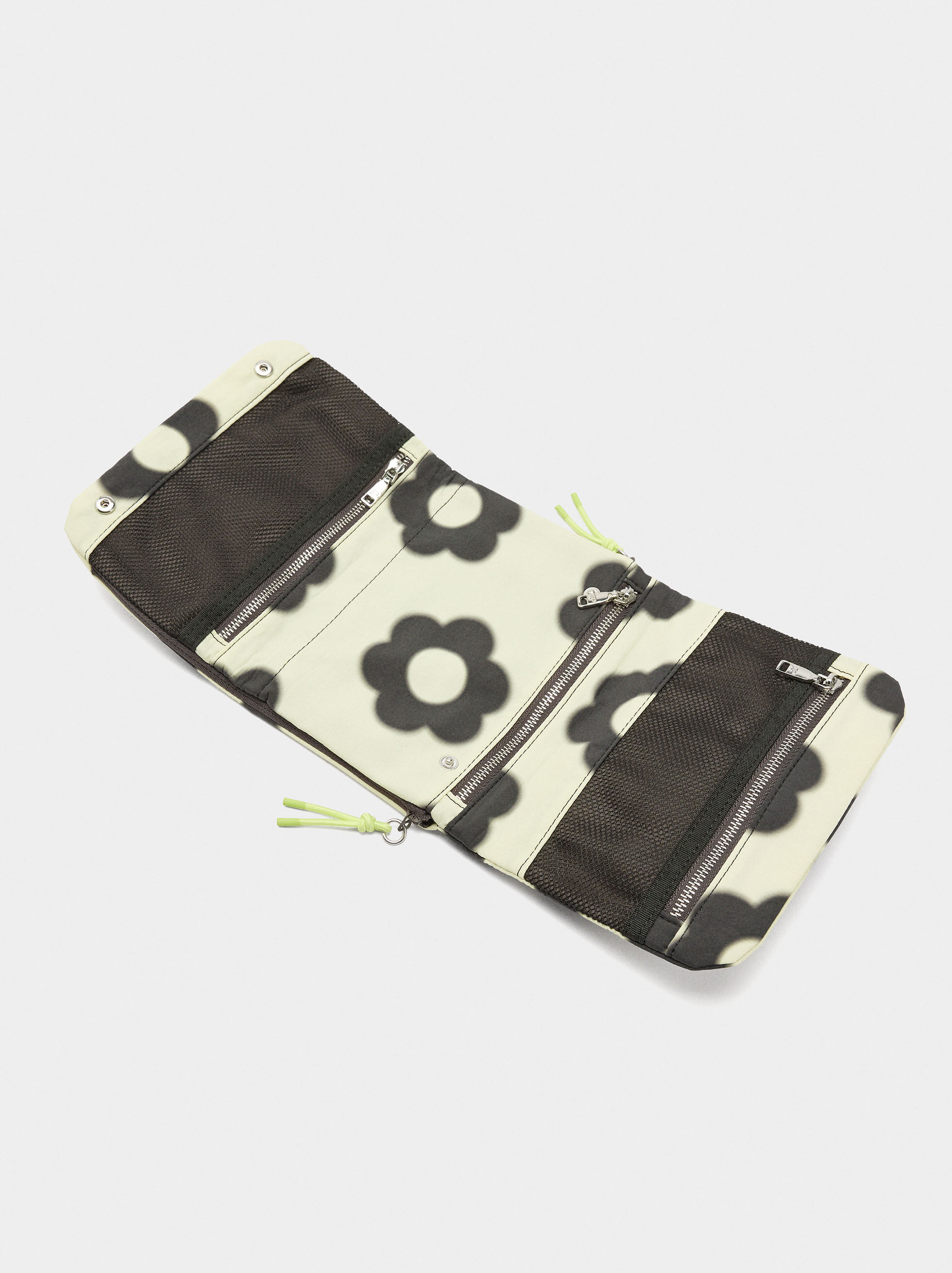 Multifunktionelle Nylon-Tasche mit Blumenmuster