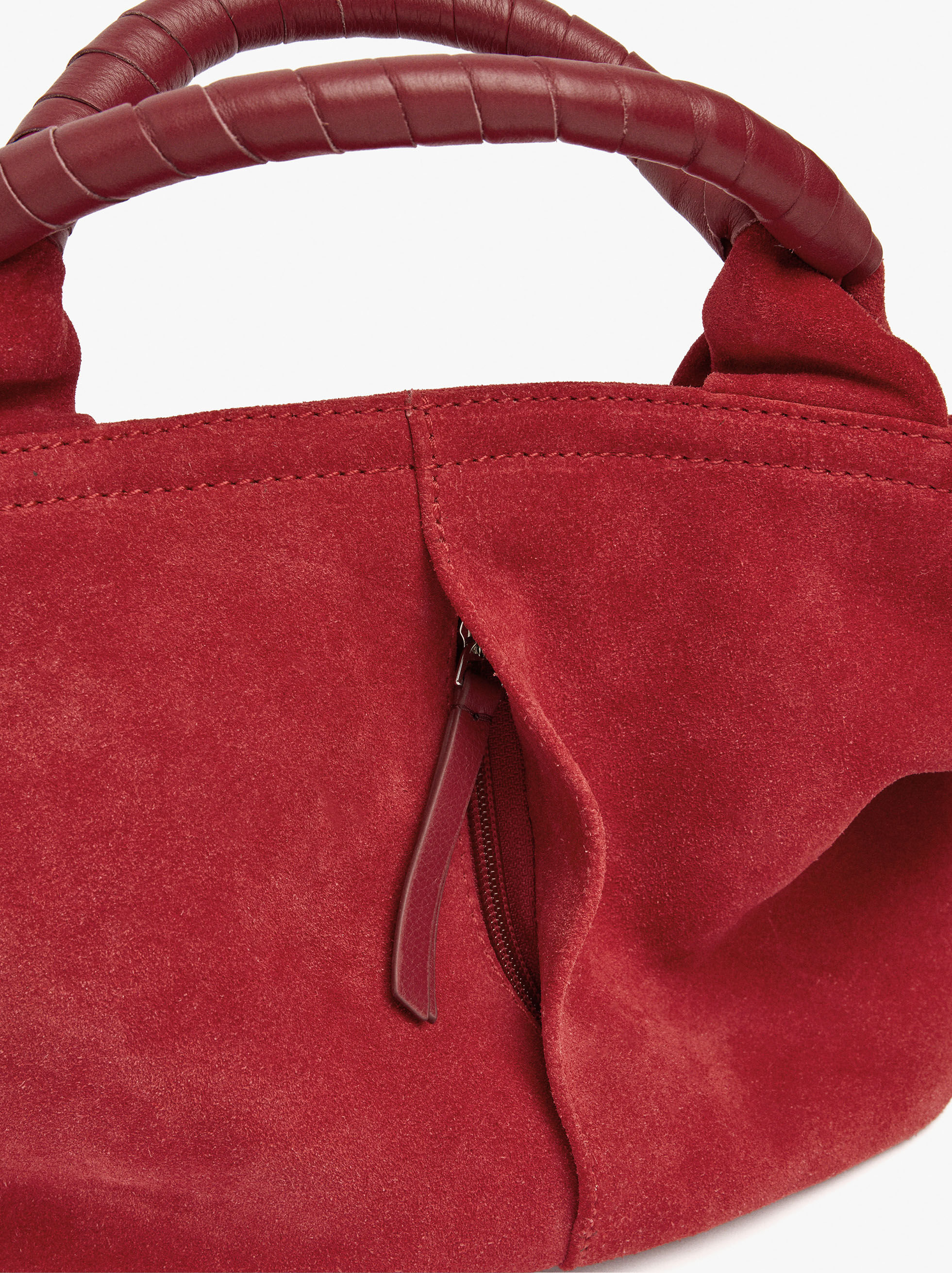 Leder-Tasche mit Schultergurt
