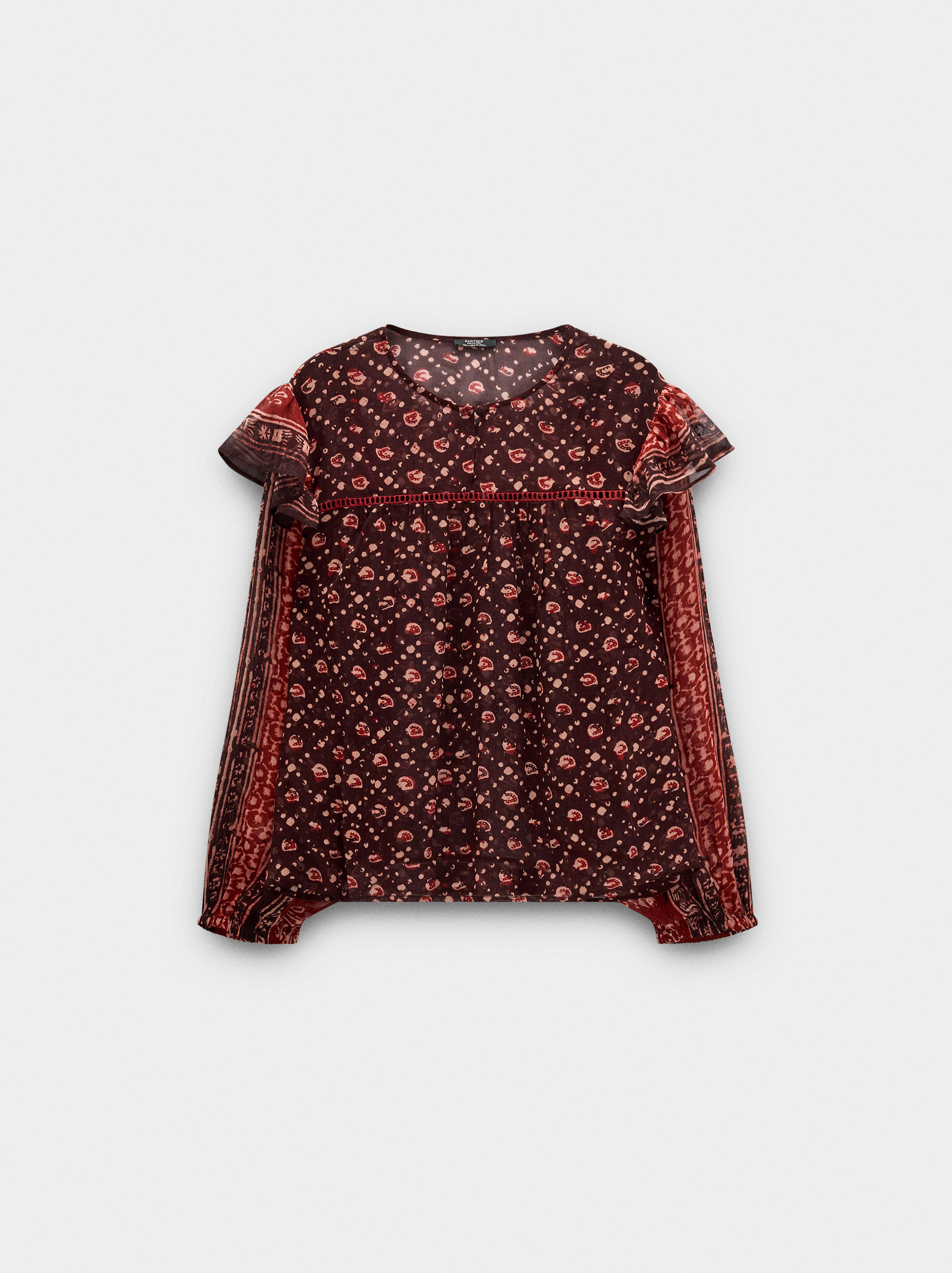 Leichte bedruckte Bluse