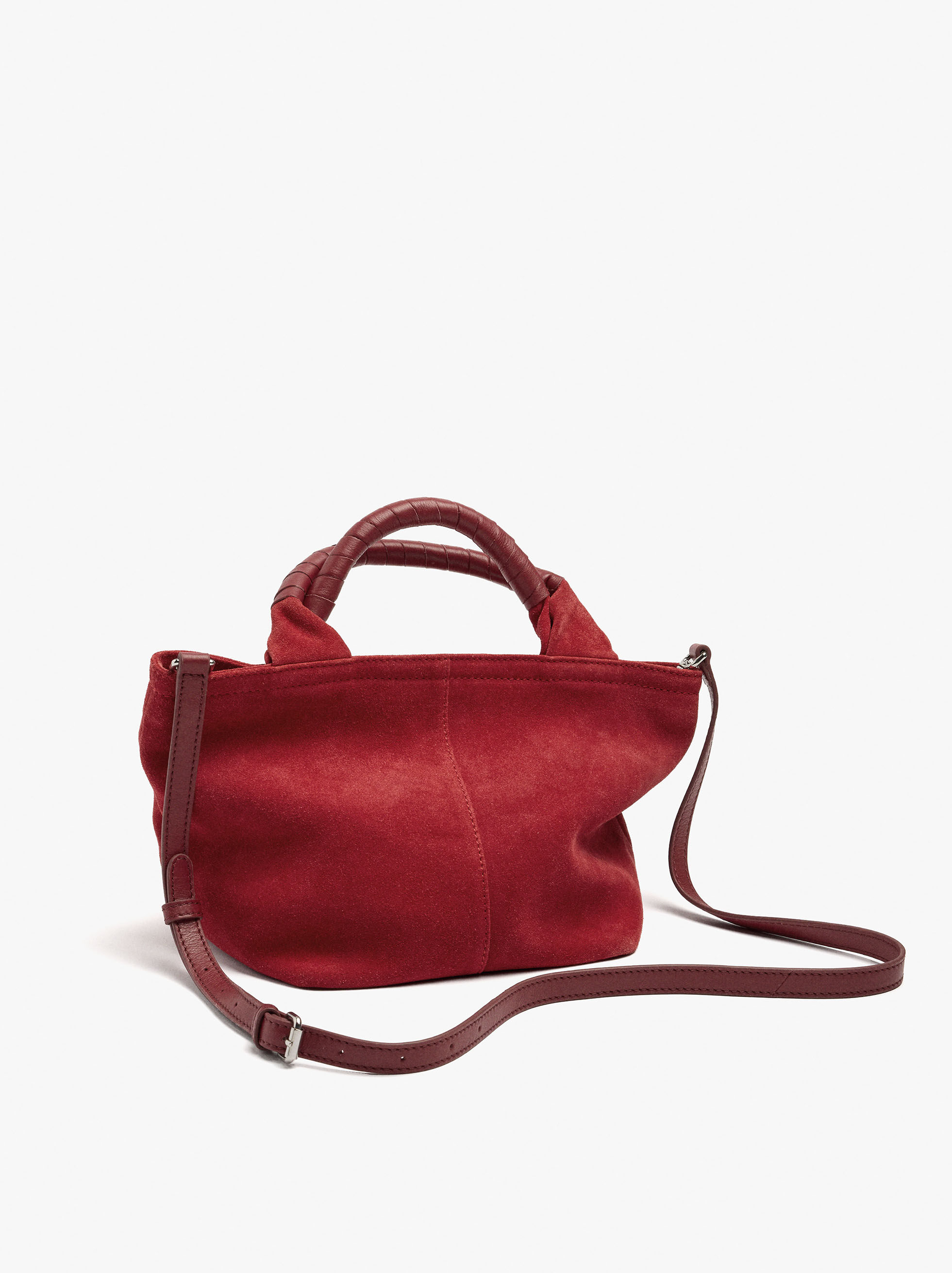 Leder-Tasche mit Schultergurt