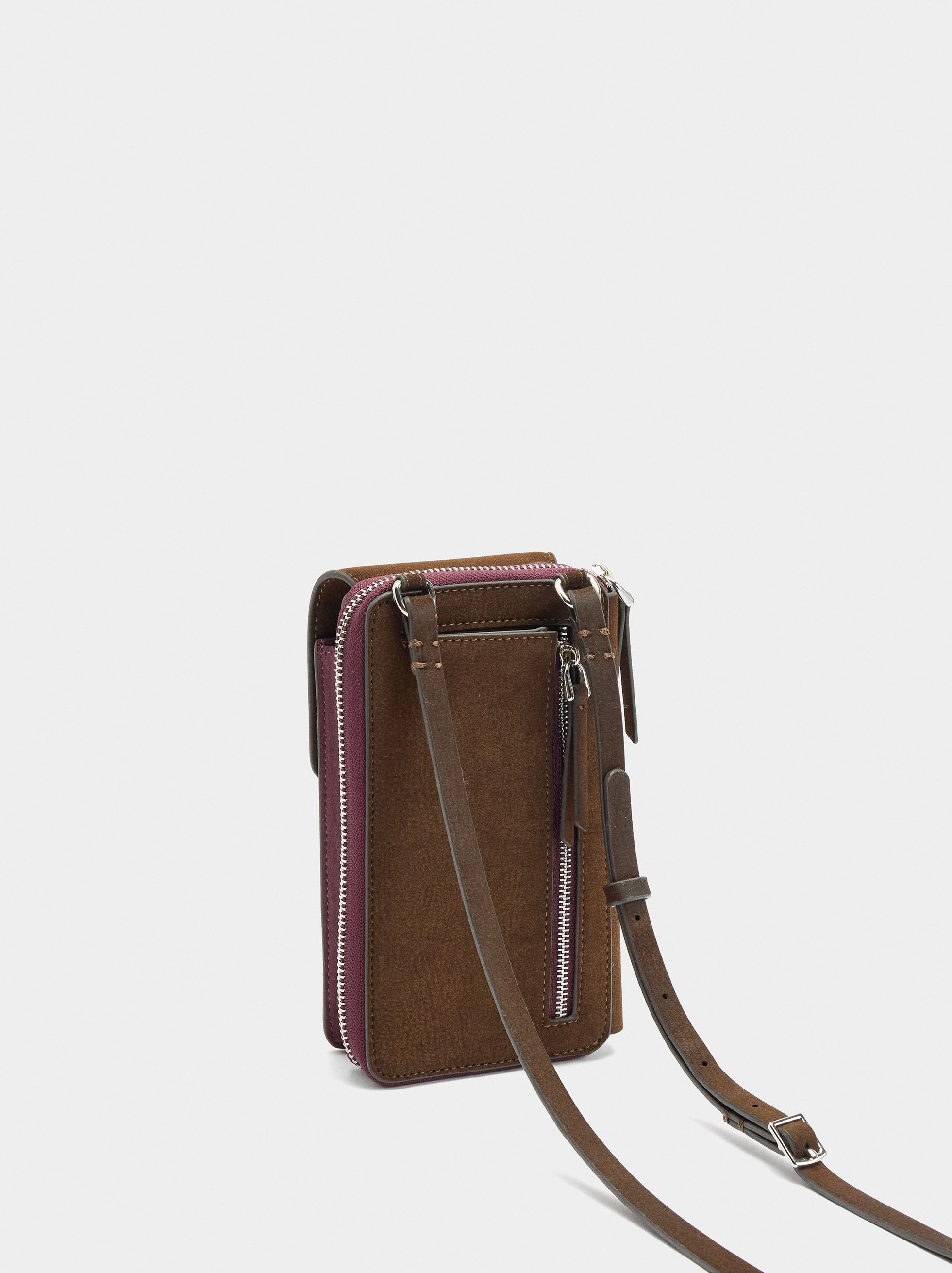 Handytasche mit Lederoptik