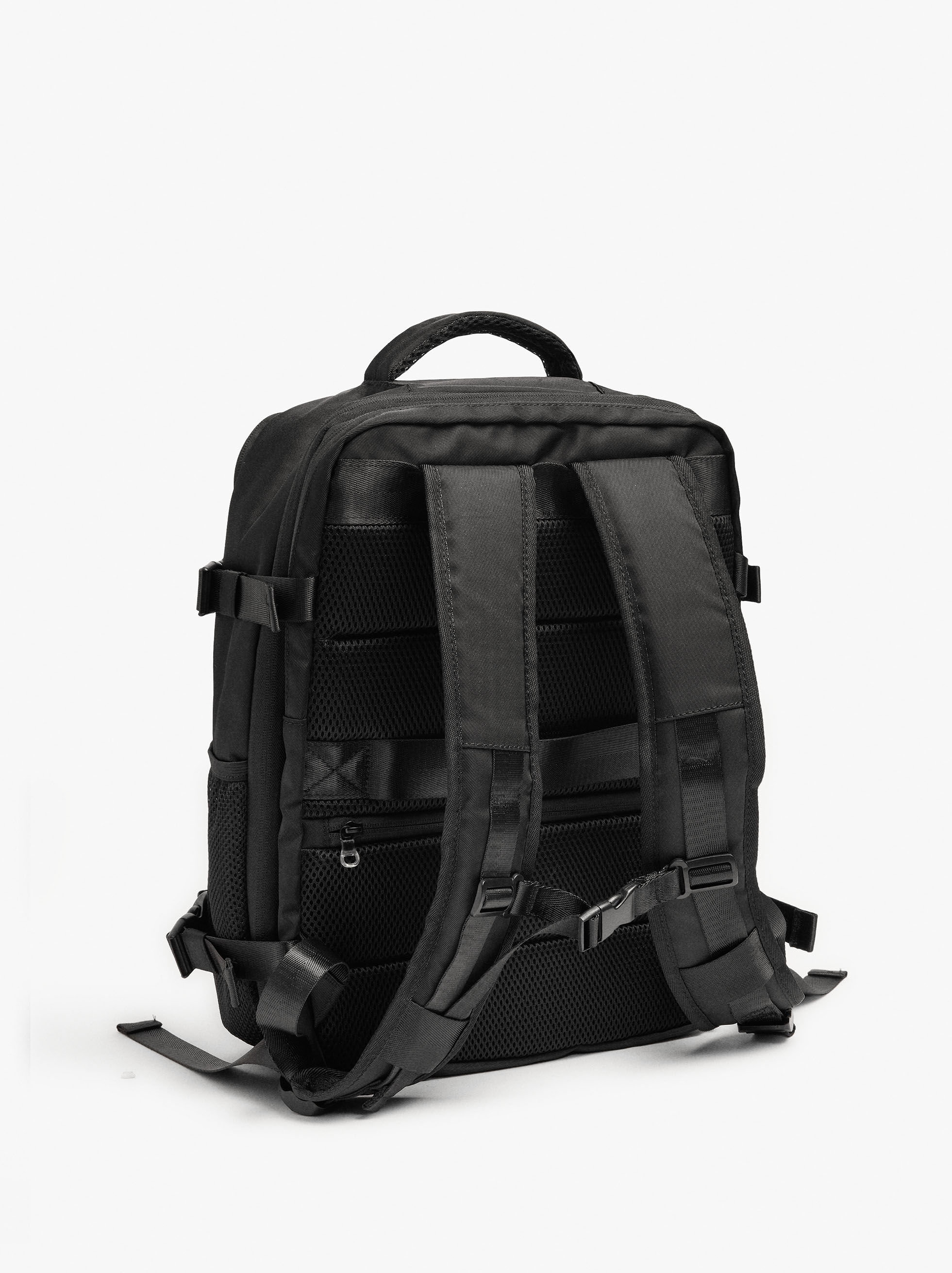Reisetasche aus dehnbarem Nylon mit Flaschenhalter