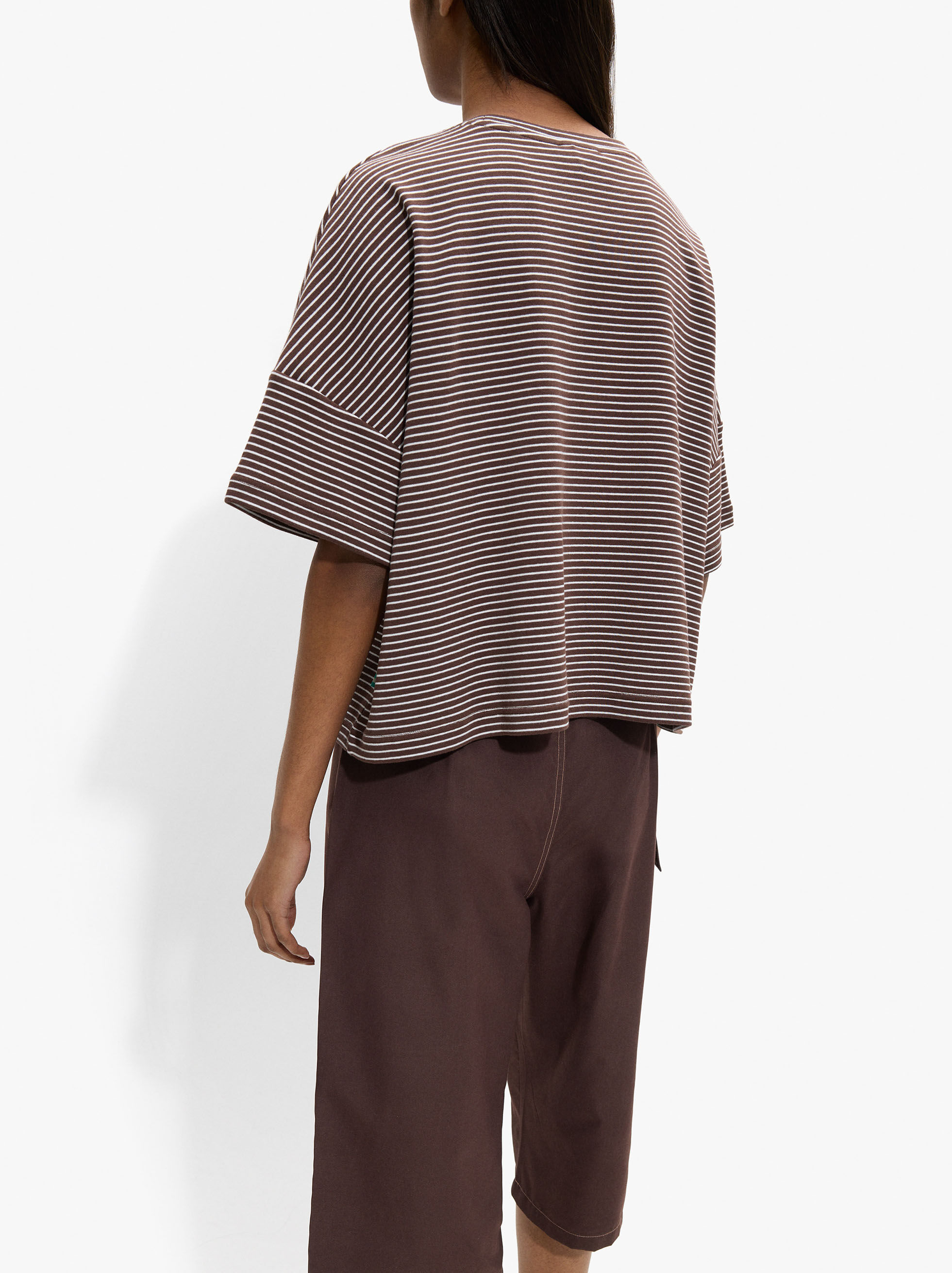 Streifent-Shirt aus Baumwolle