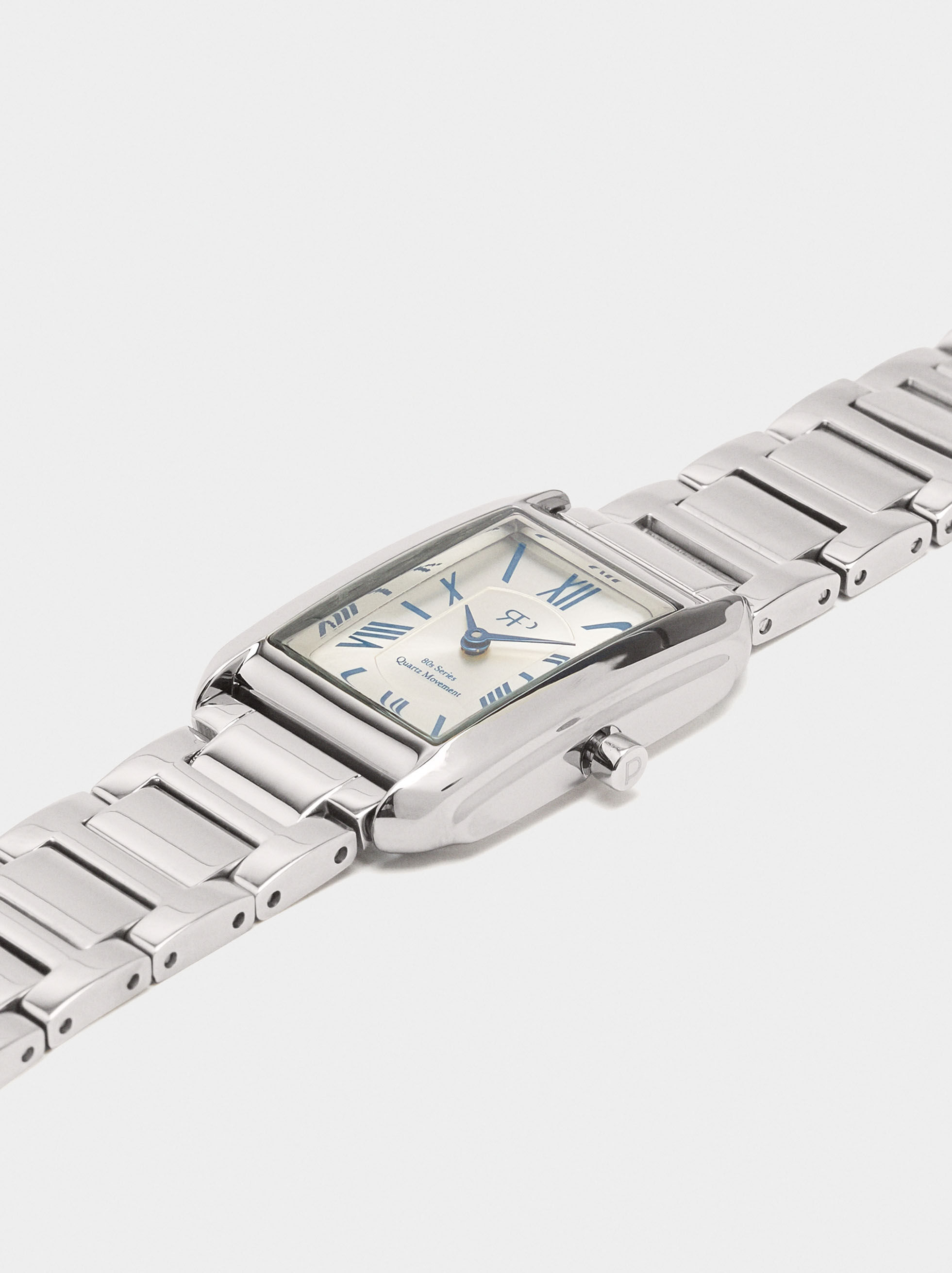 Quadratisches Armbanduhr aus Edelstahl