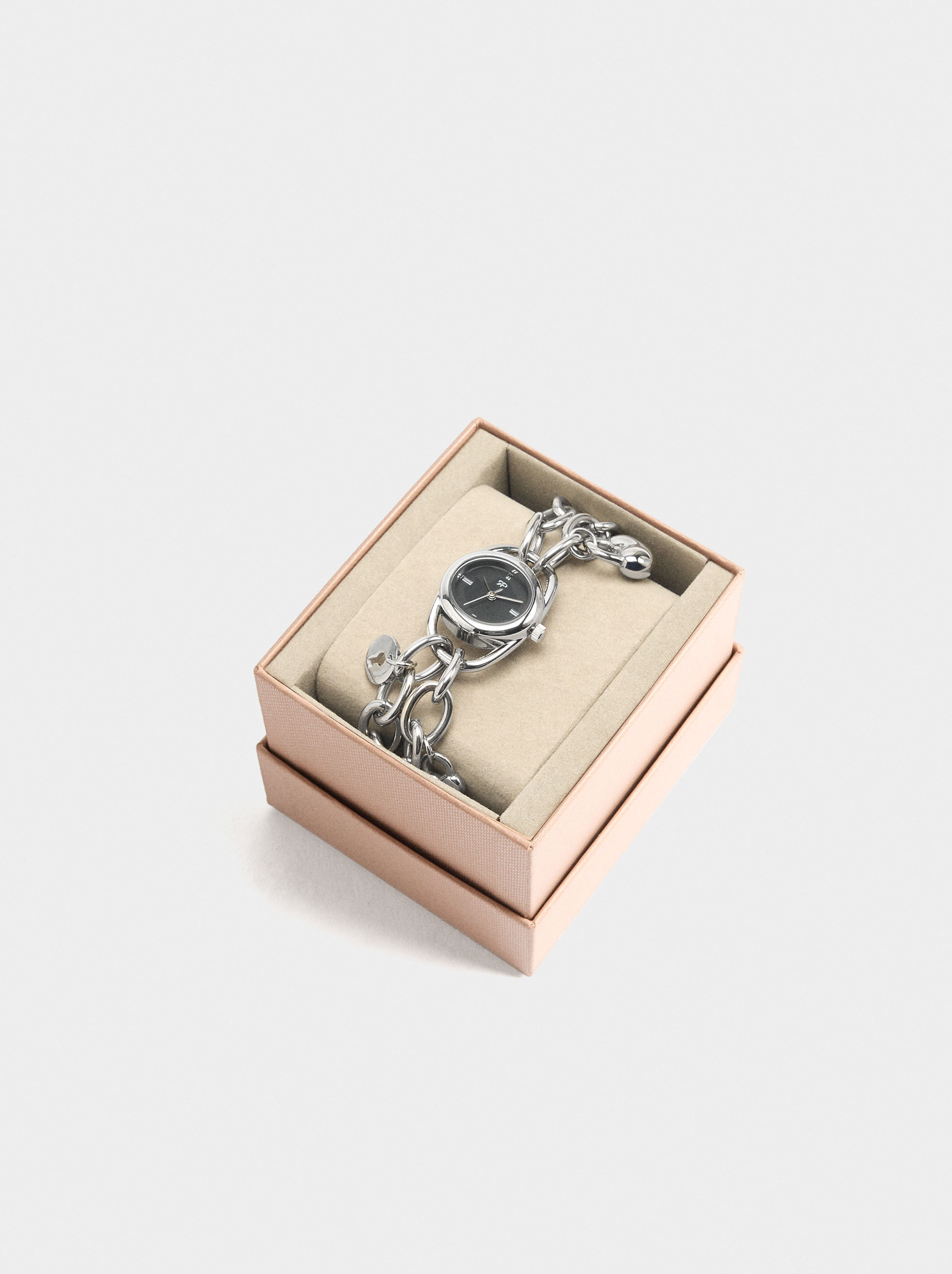 Armbanduhr mit Herzen