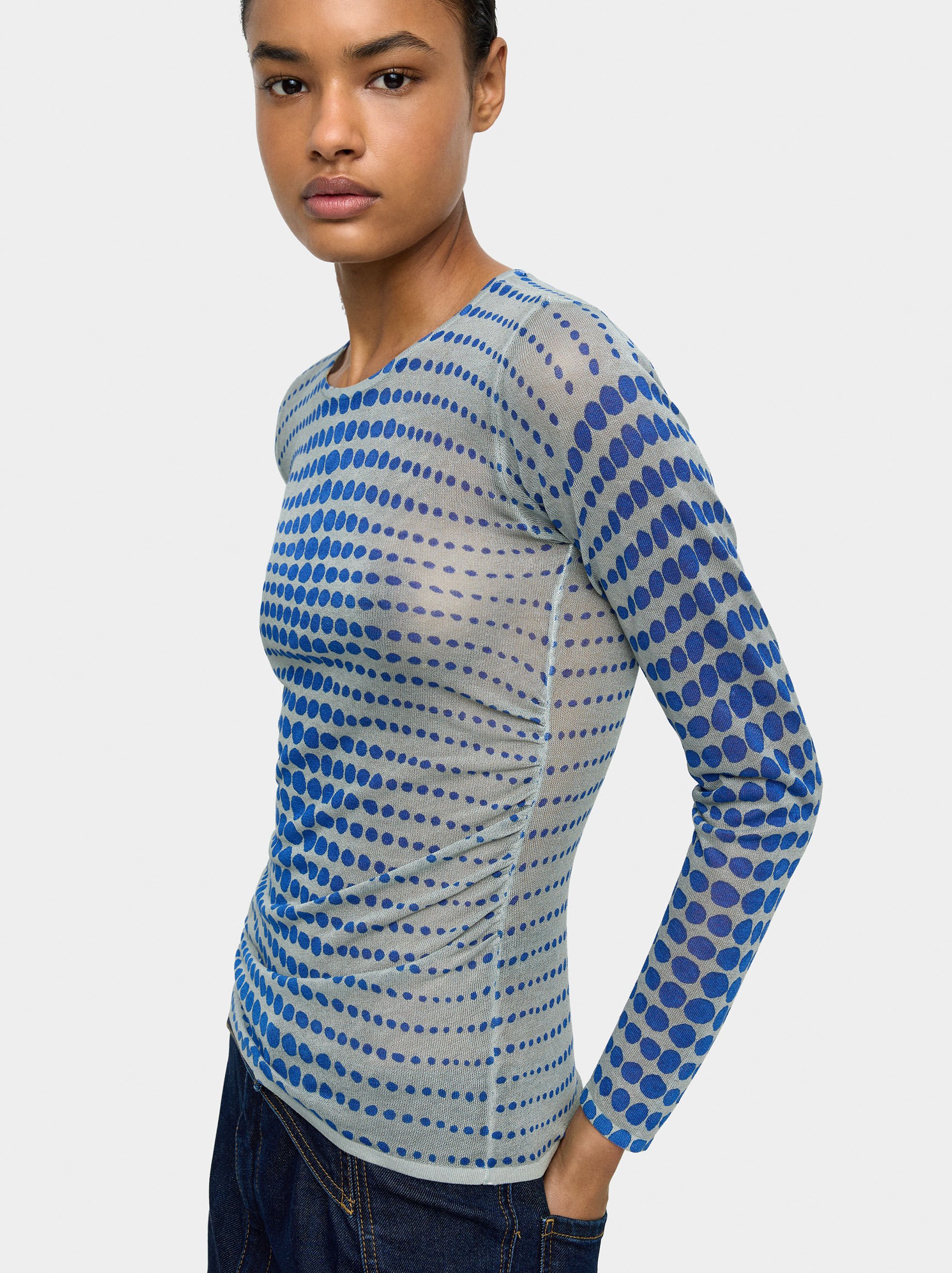 Mesh-Top mit durchsichtiger Optik