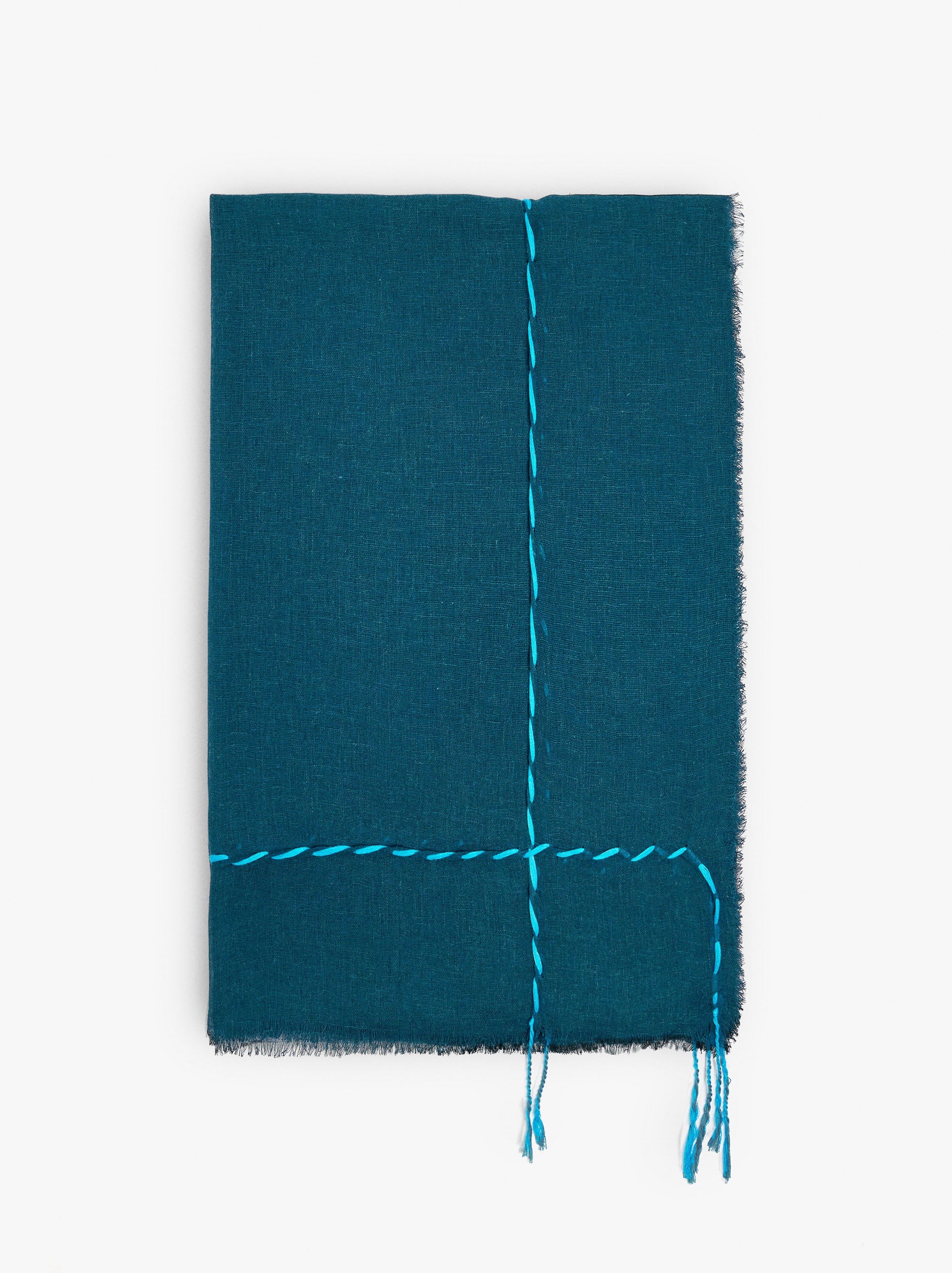 Pashmina aus Leinenmischung