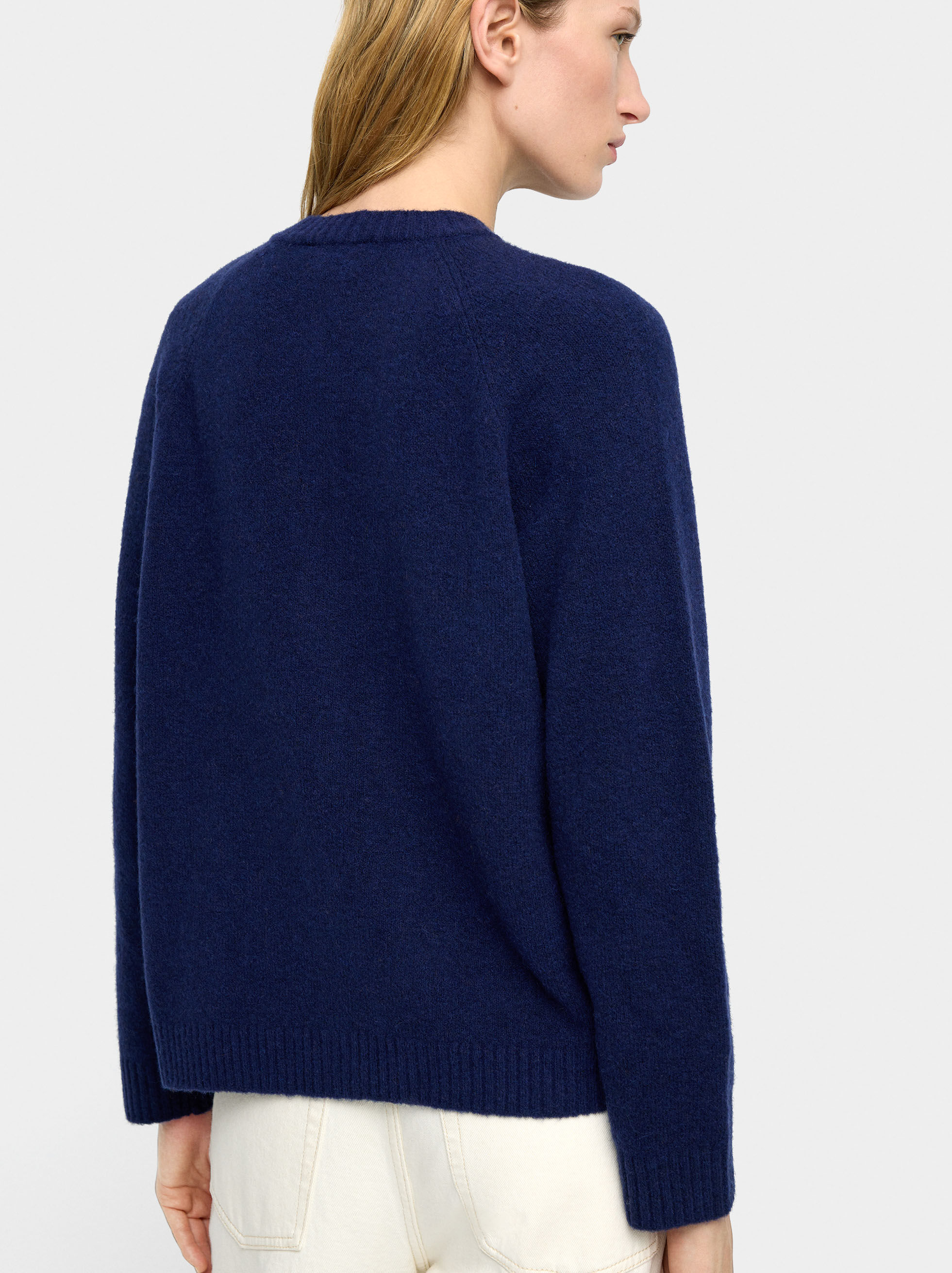 Glattes Strickcardigan