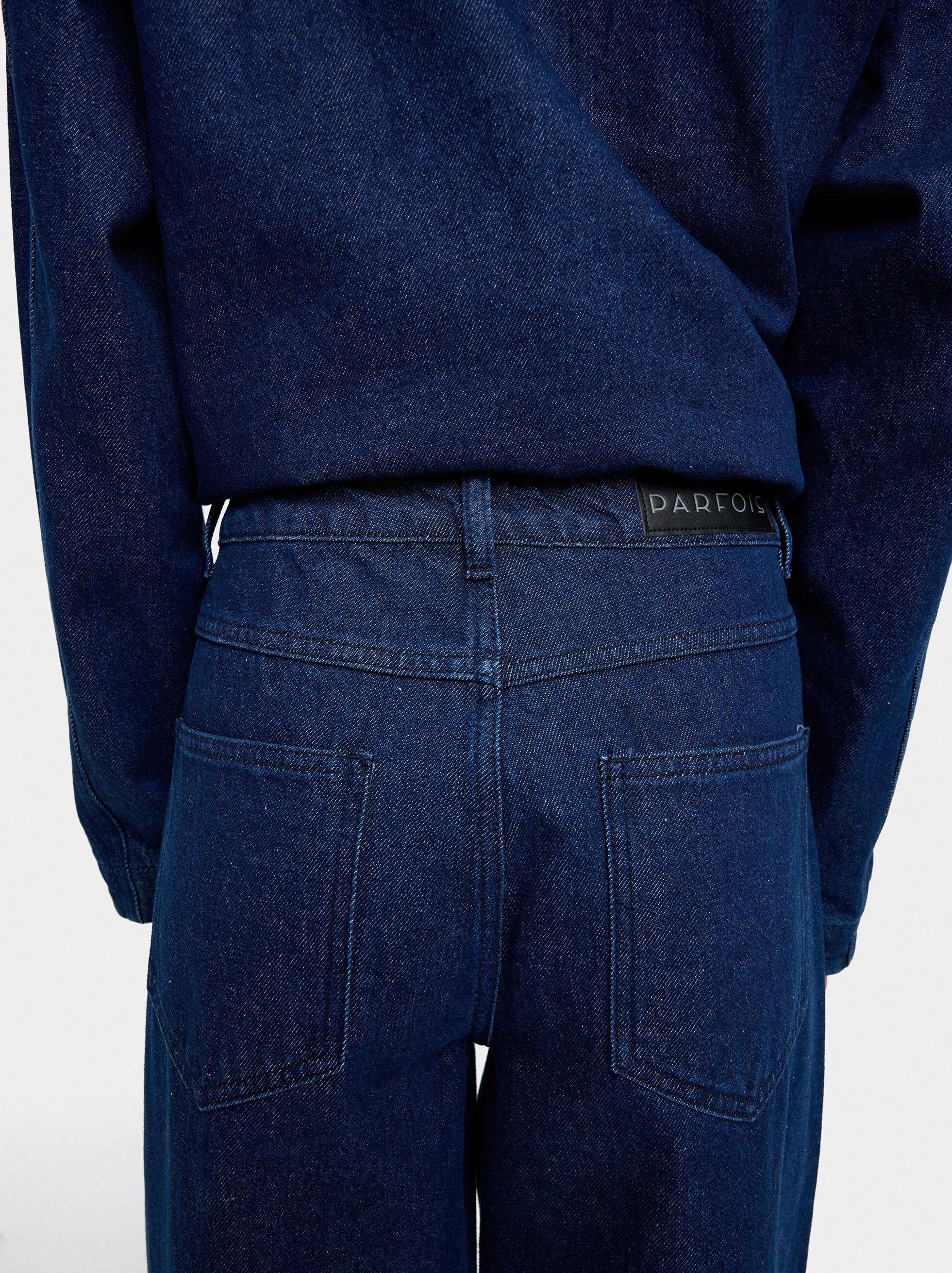 Hemd aus Jeansstoff mit Tasche