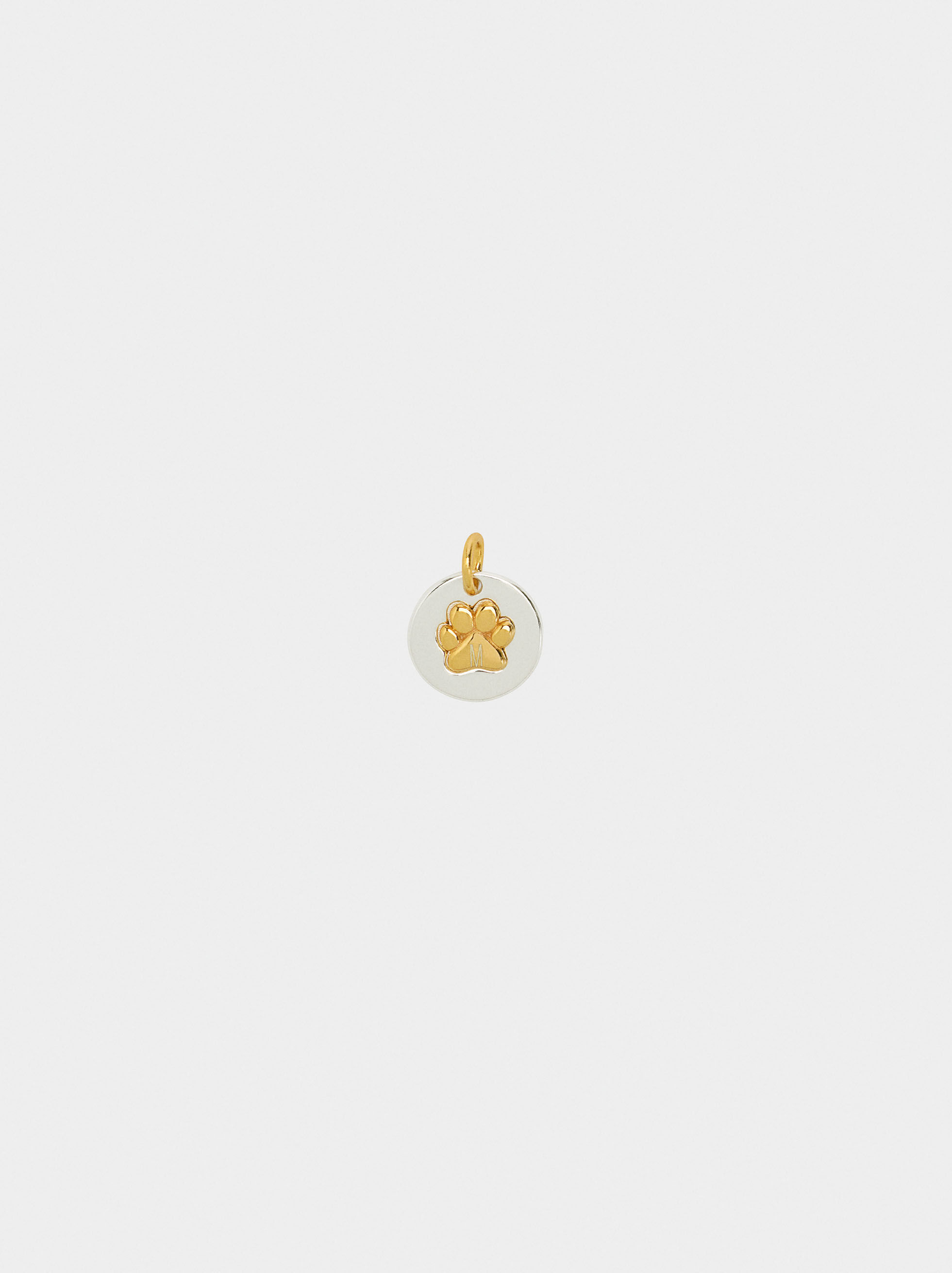 Charm zweifarbig Tierpata - Silber 925