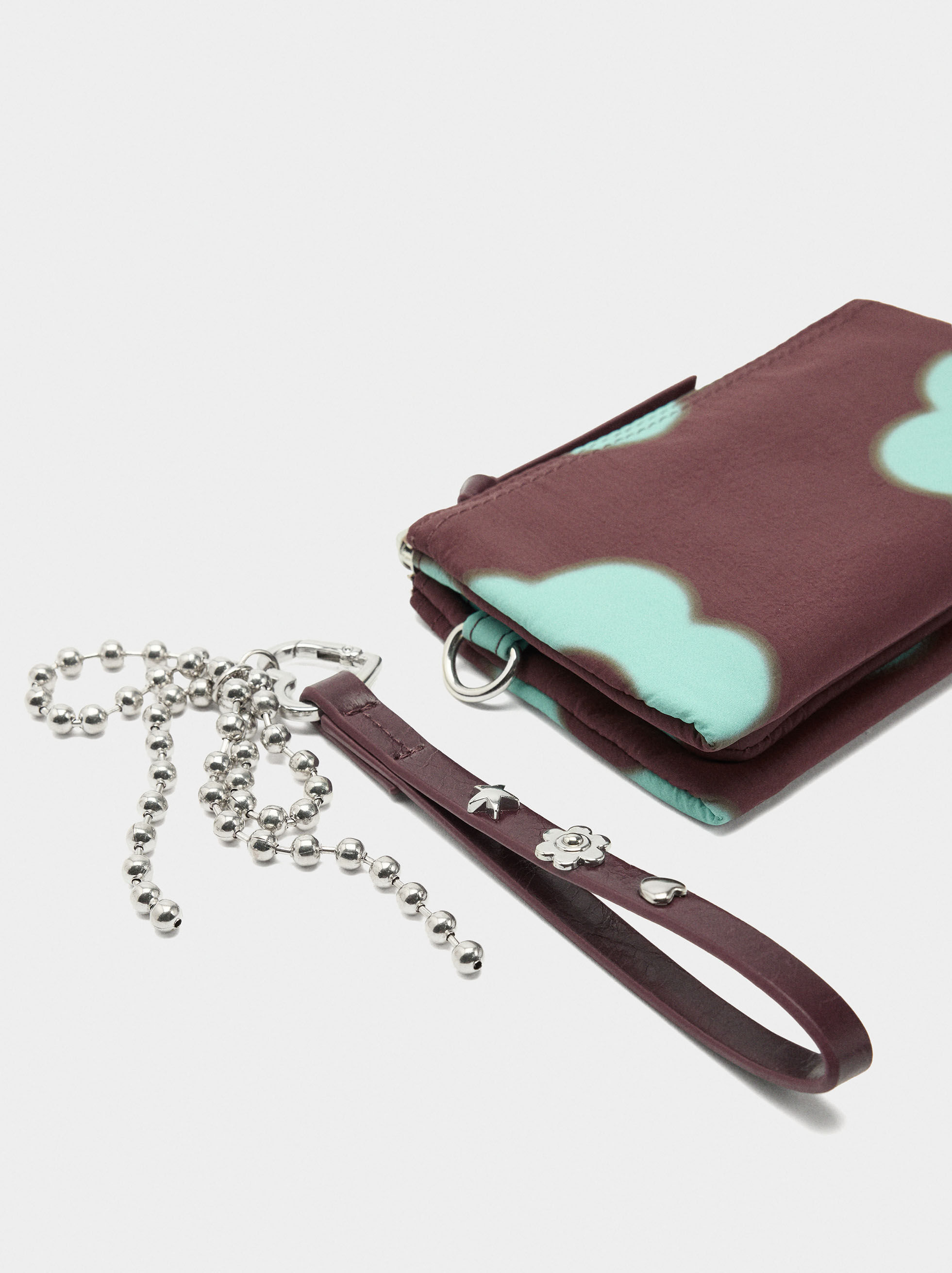 Multifunktionelle Tasche mit Blumenmuster